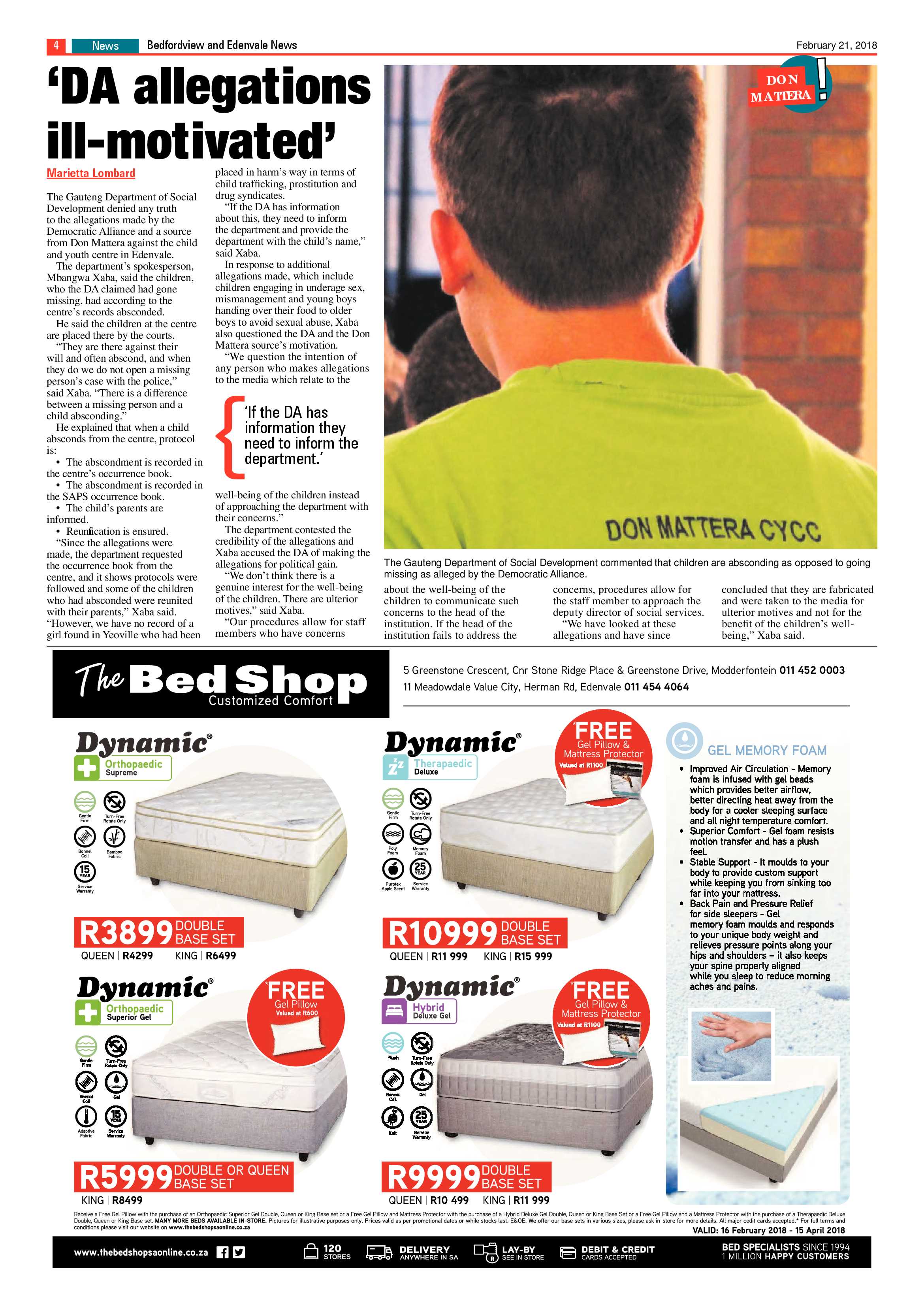 Bedfordview and Edenvale News 21 February 2018 page 4