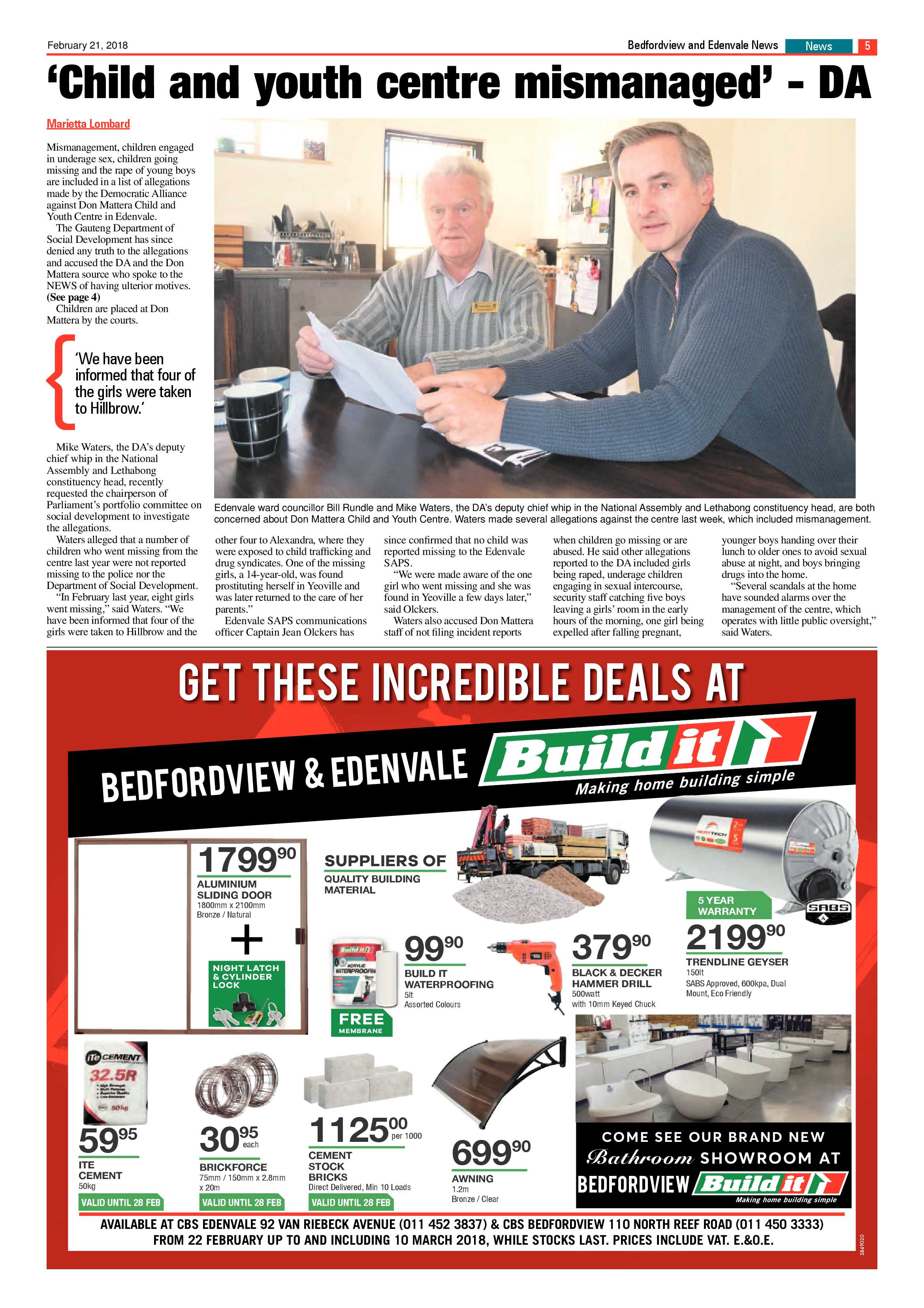 Bedfordview and Edenvale News 21 February 2018 page 5