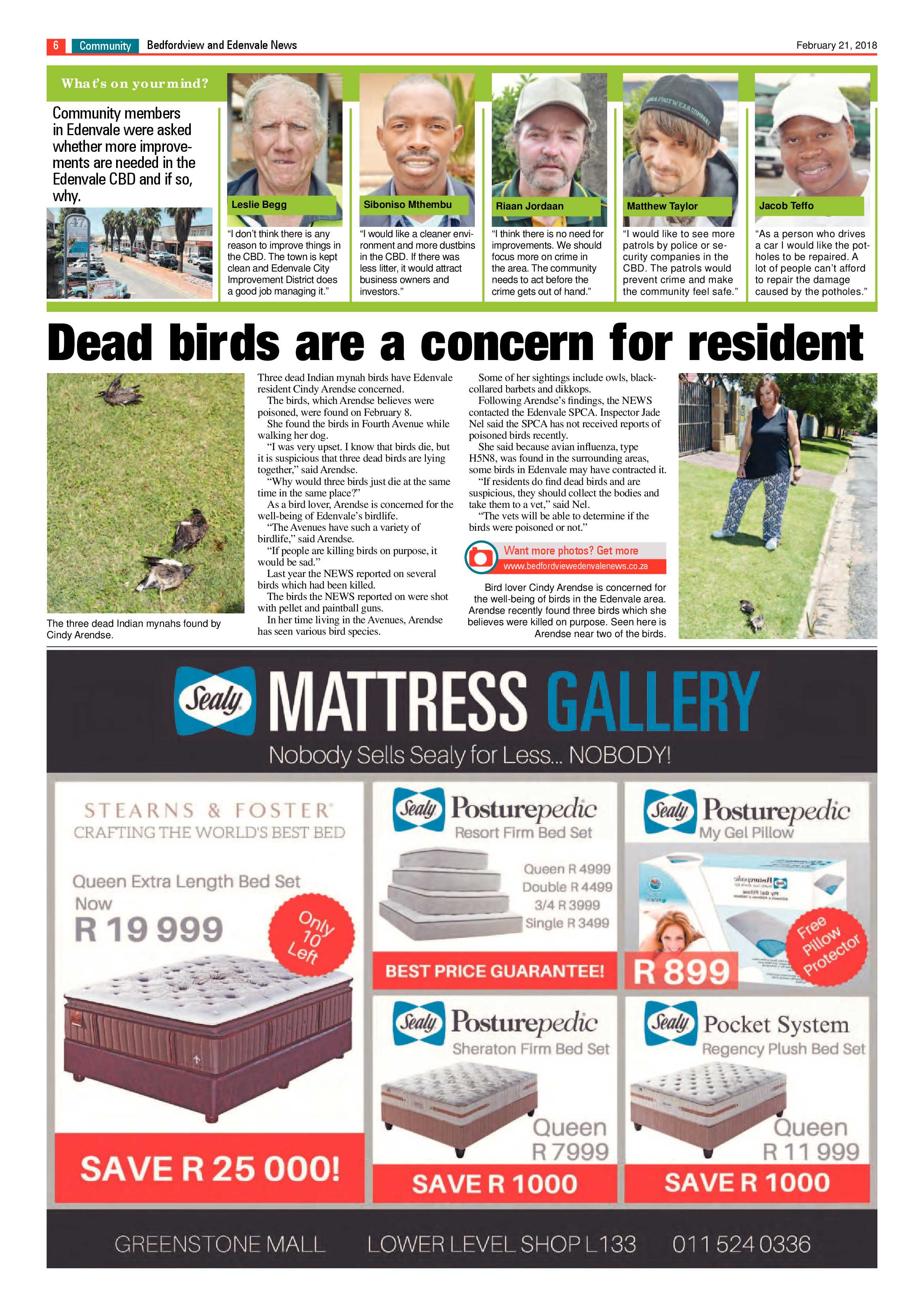 Bedfordview and Edenvale News 21 February 2018 page 6