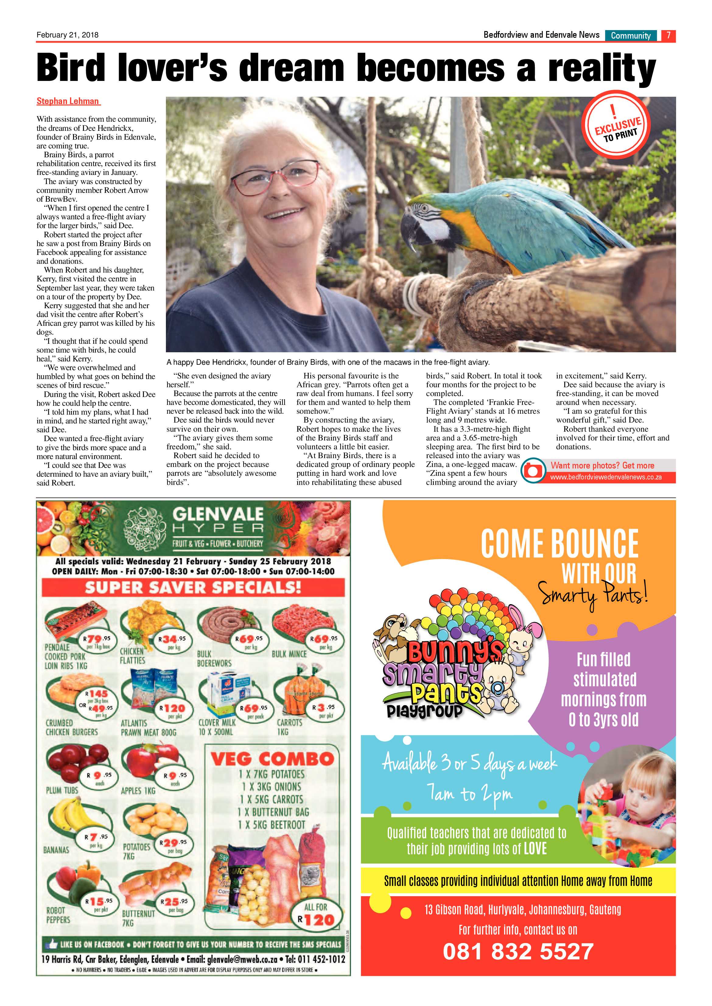 Bedfordview and Edenvale News 21 February 2018 page 7