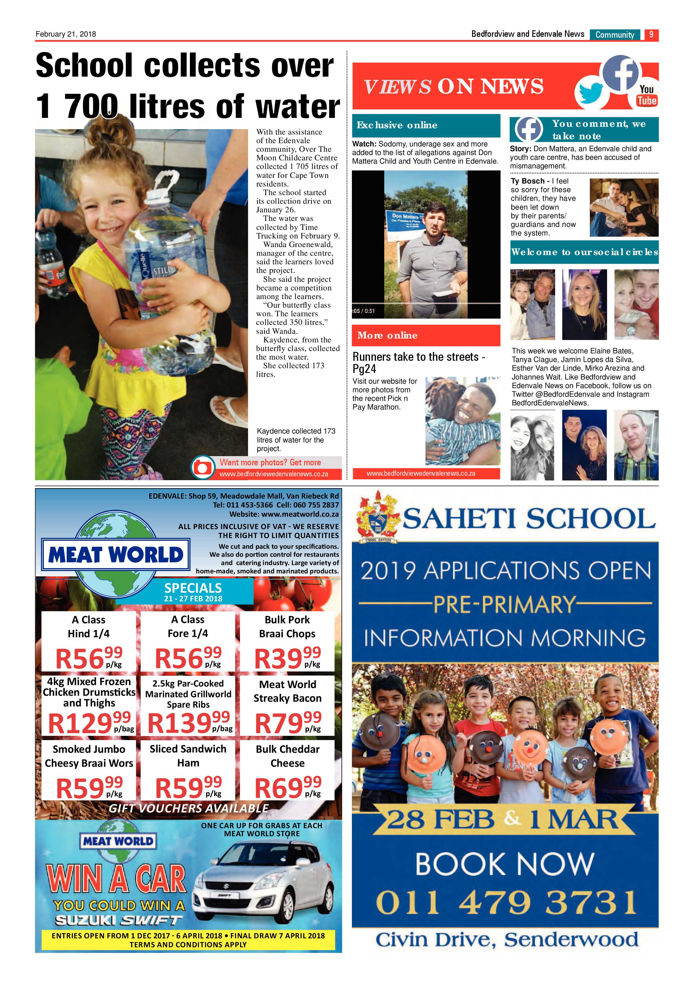 Bedfordview and Edenvale News 21 February 2018 page 9