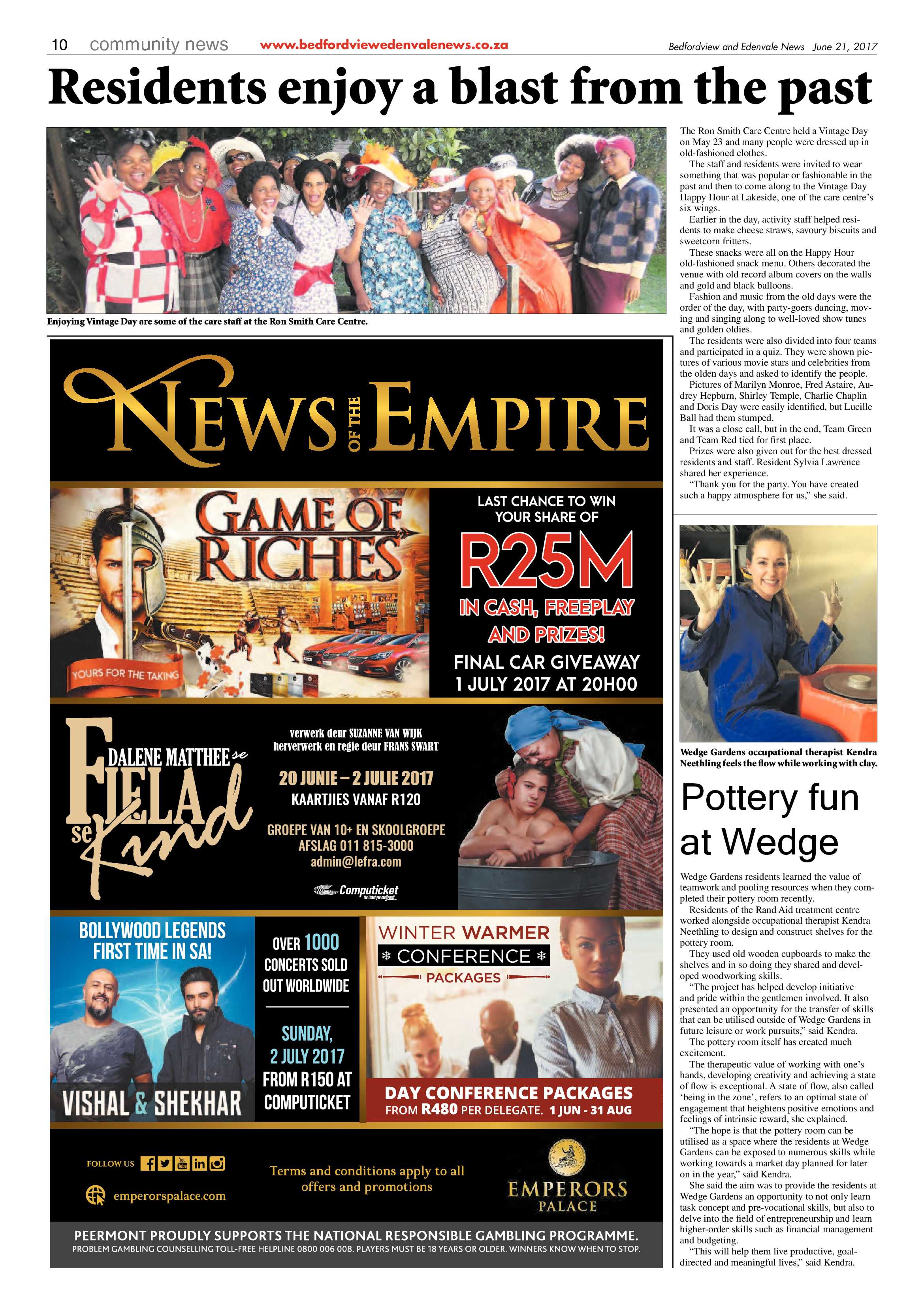 Bedfordview and Edenvale News 21 June 2017 page 10