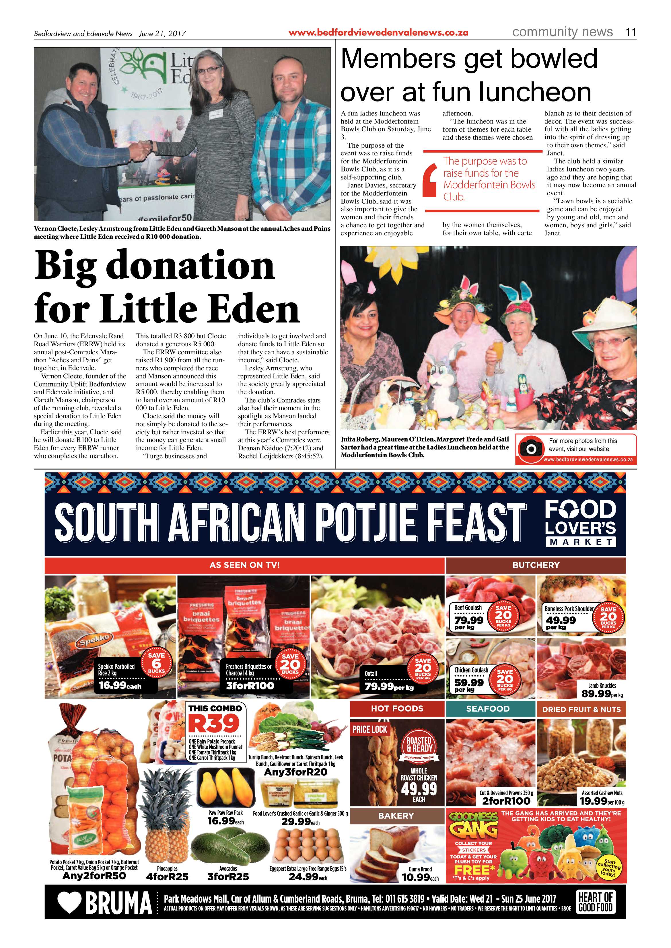 Bedfordview and Edenvale News 21 June 2017 page 11