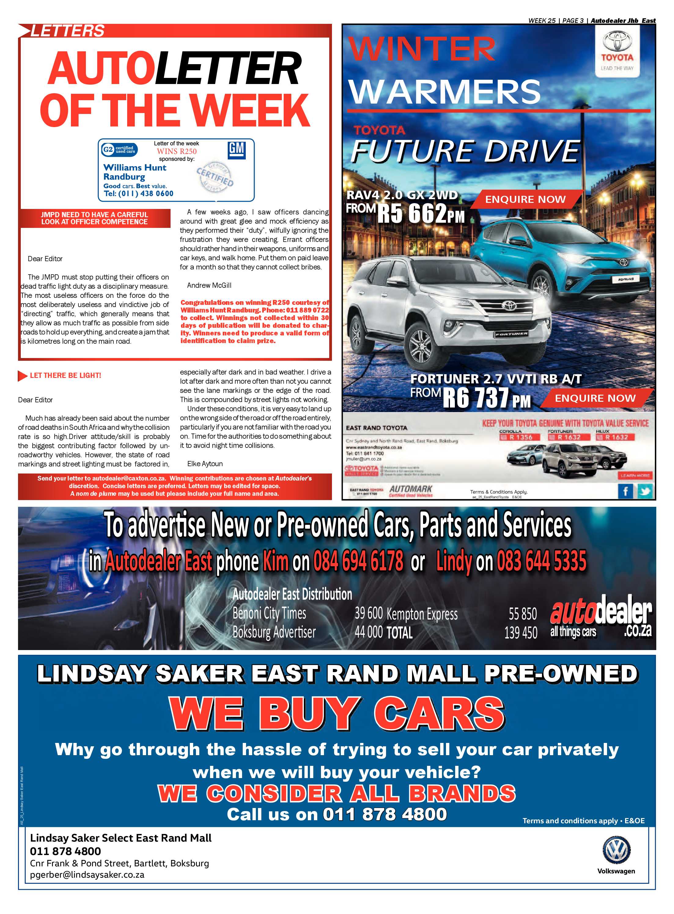 Bedfordview and Edenvale News 21 June 2017 page 31