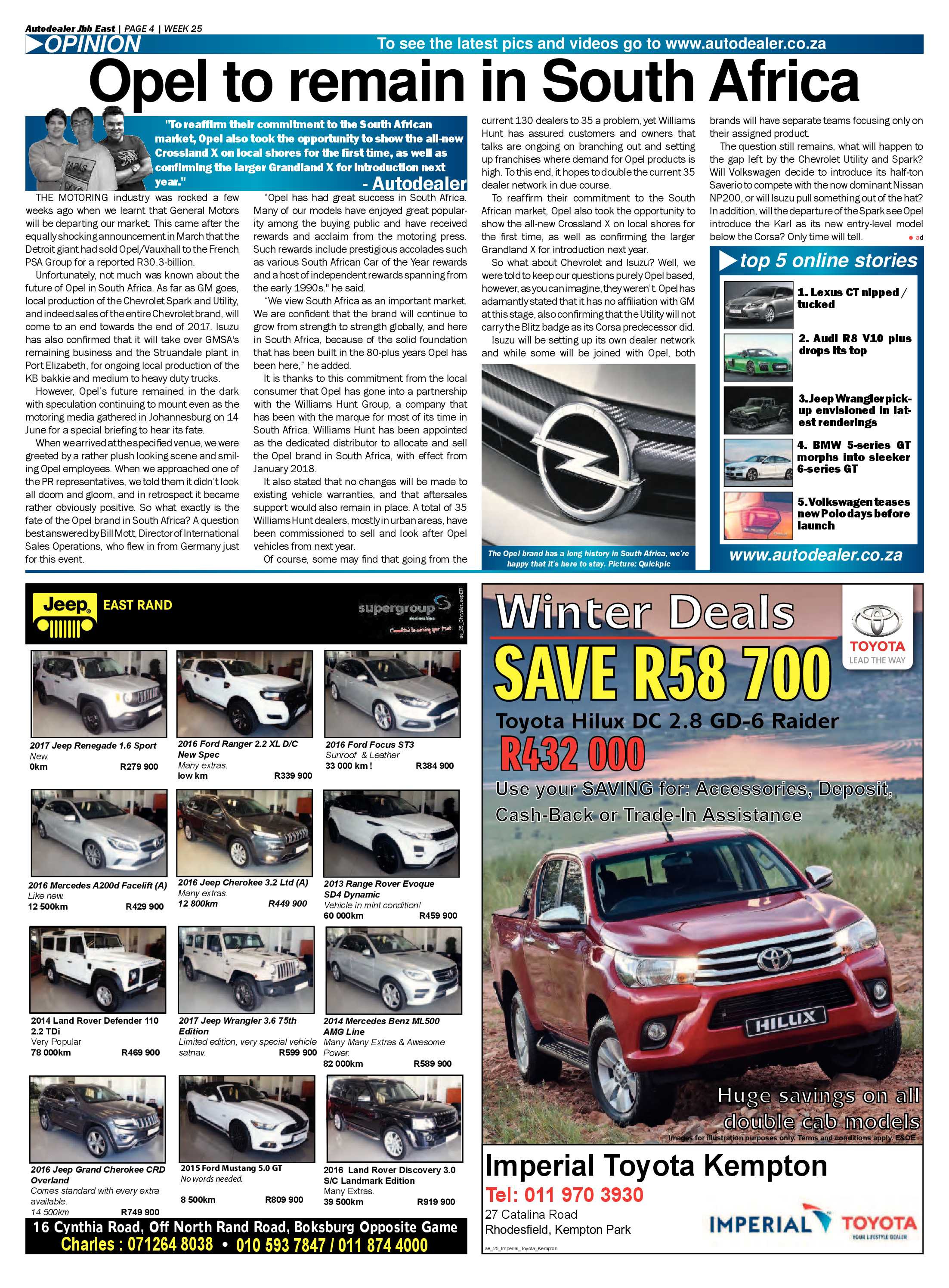 Bedfordview and Edenvale News 21 June 2017 page 32