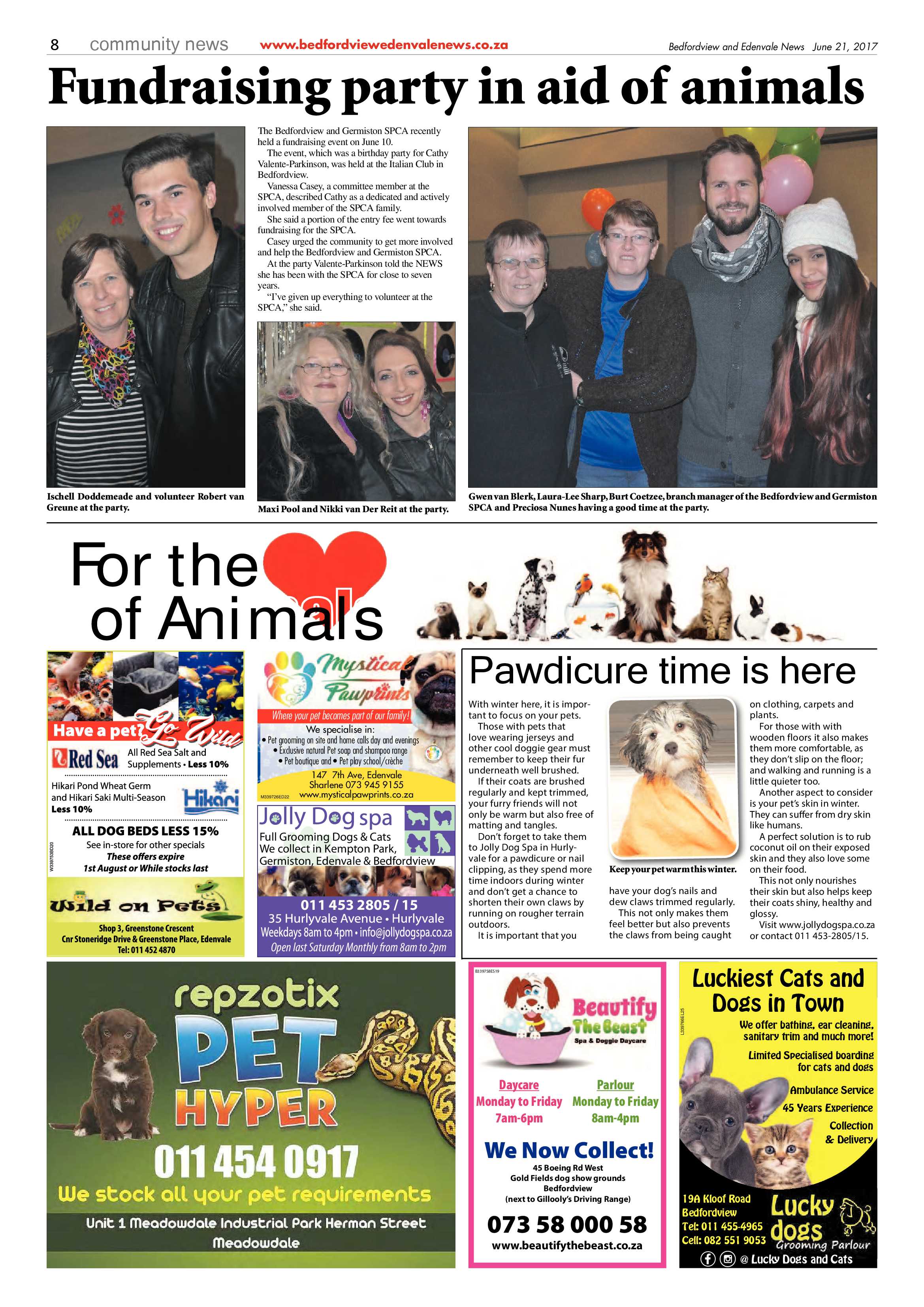Bedfordview and Edenvale News 21 June 2017 page 8