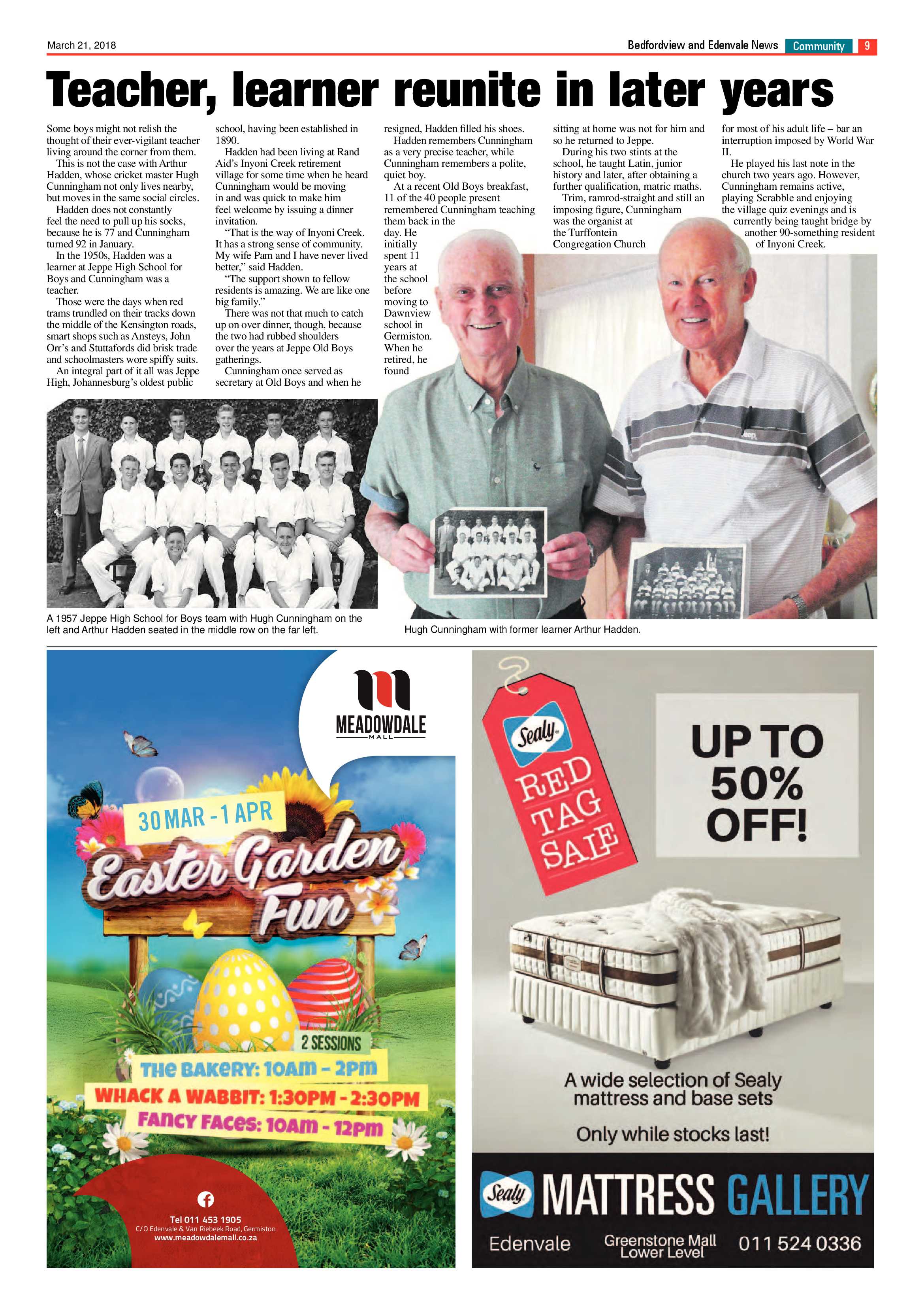 Bedfordview and Edenvale News 21 March 2018 page 9