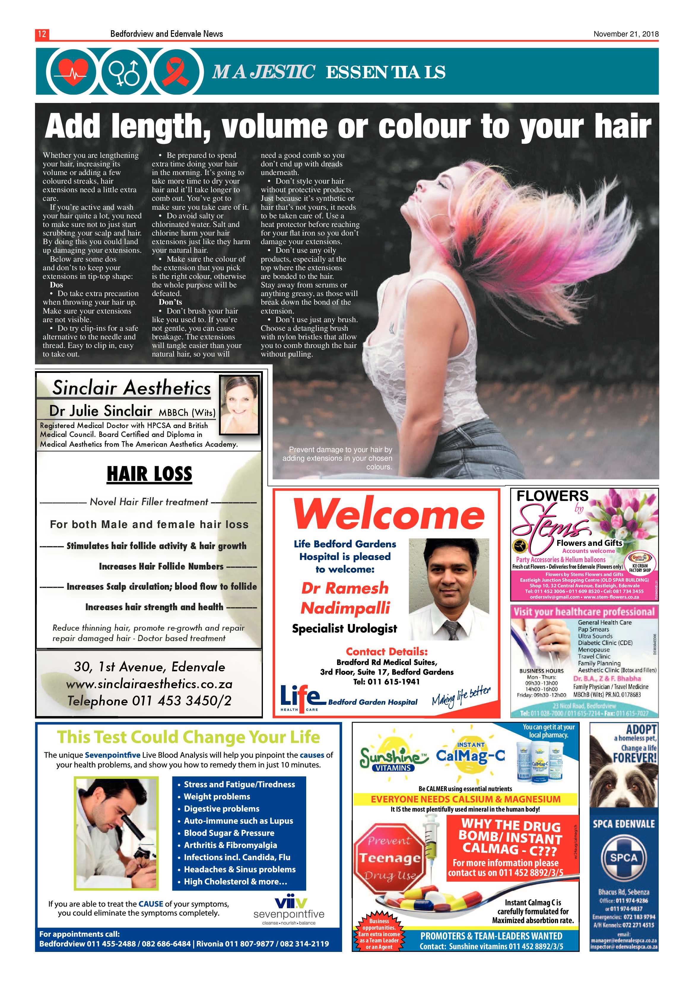 Bedfordview and Edenvale News 21 November 2018 page 12