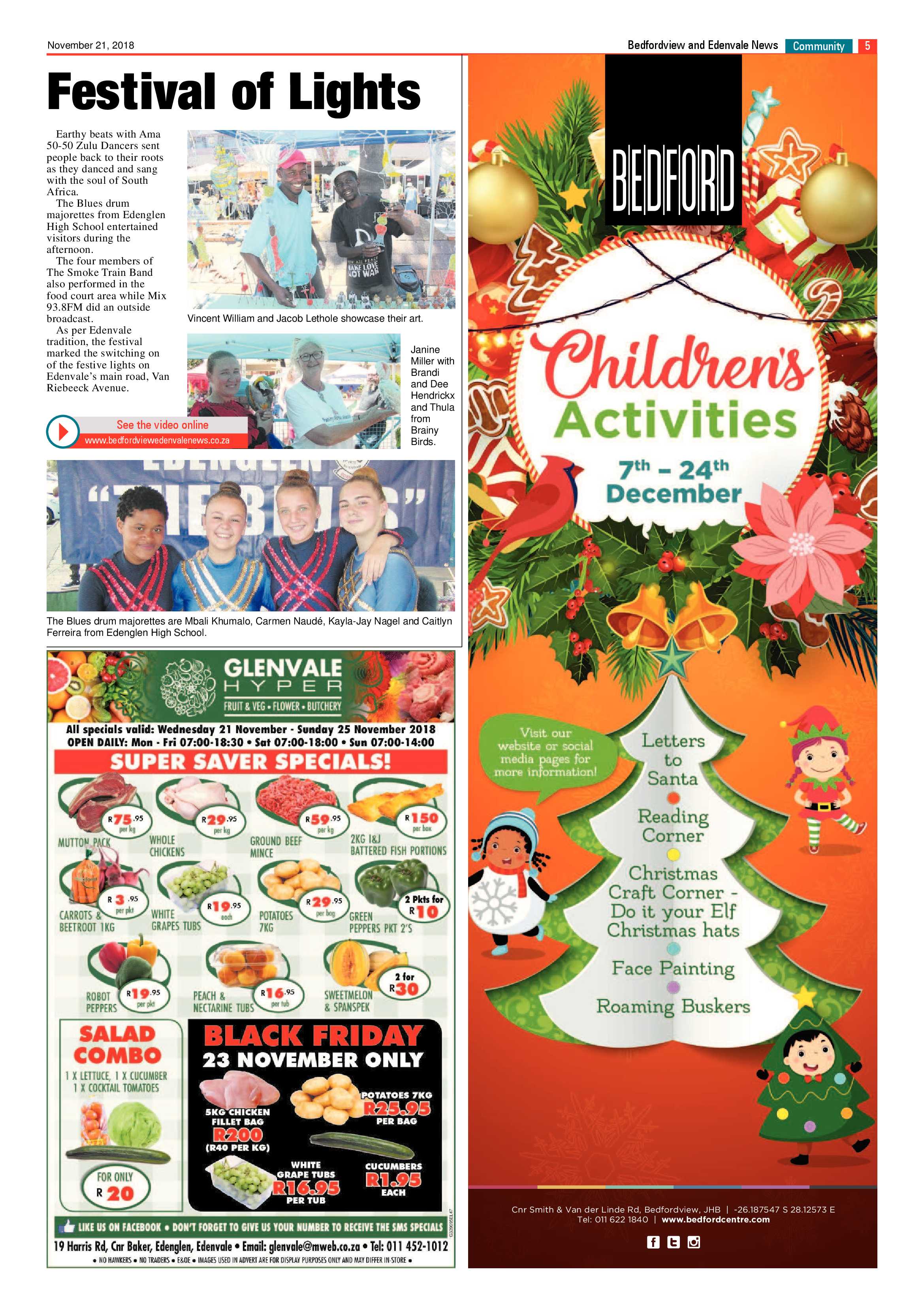 Bedfordview and Edenvale News 21 November 2018 page 5