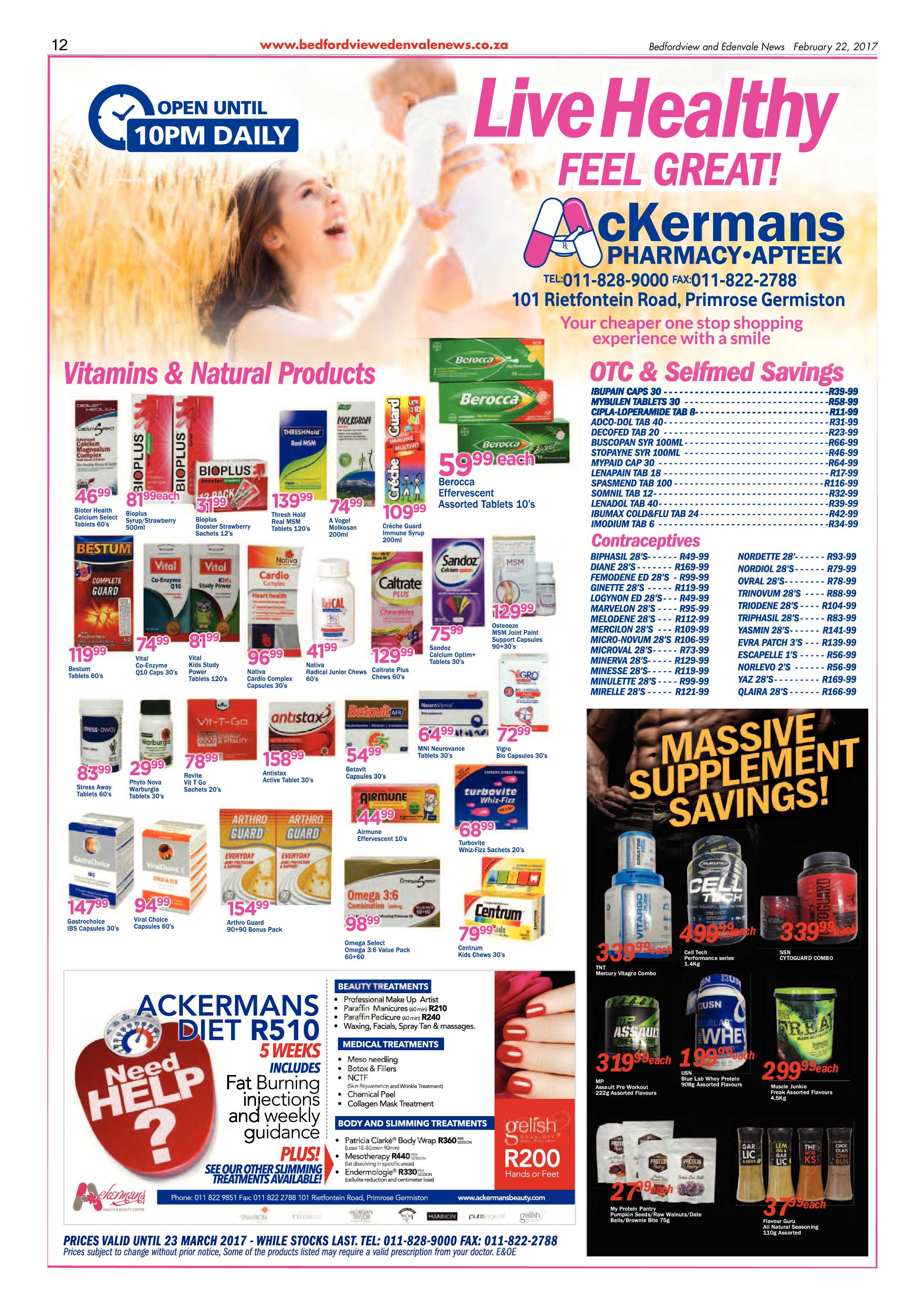 Bedfordview and Edenvale News 22 February 2017 page 12