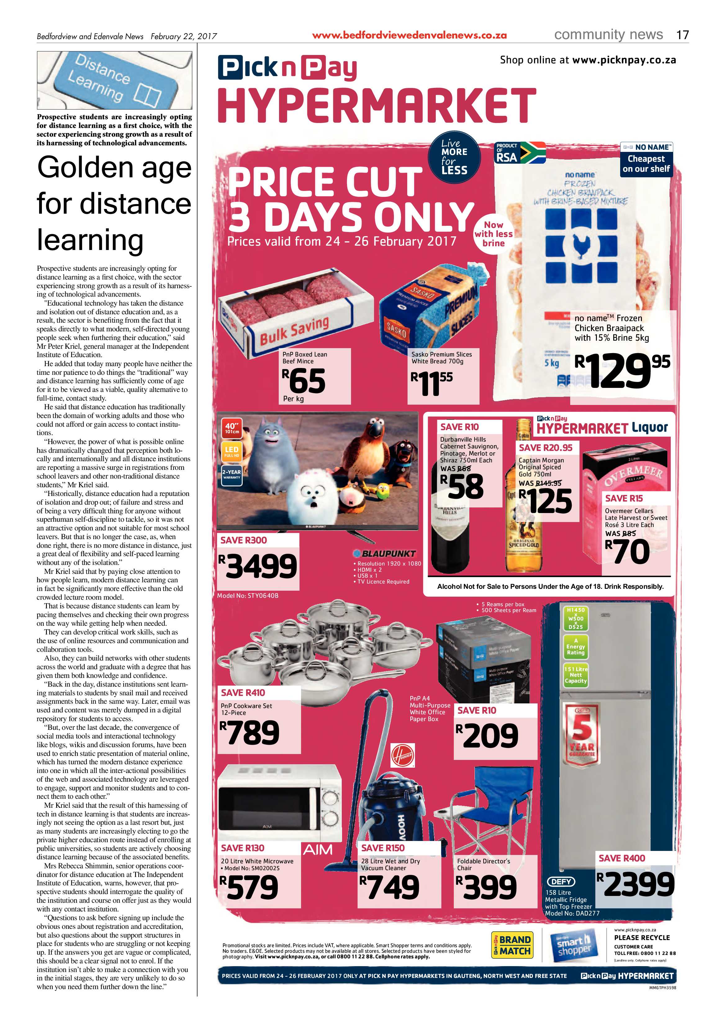 Bedfordview and Edenvale News 22 February 2017 page 17