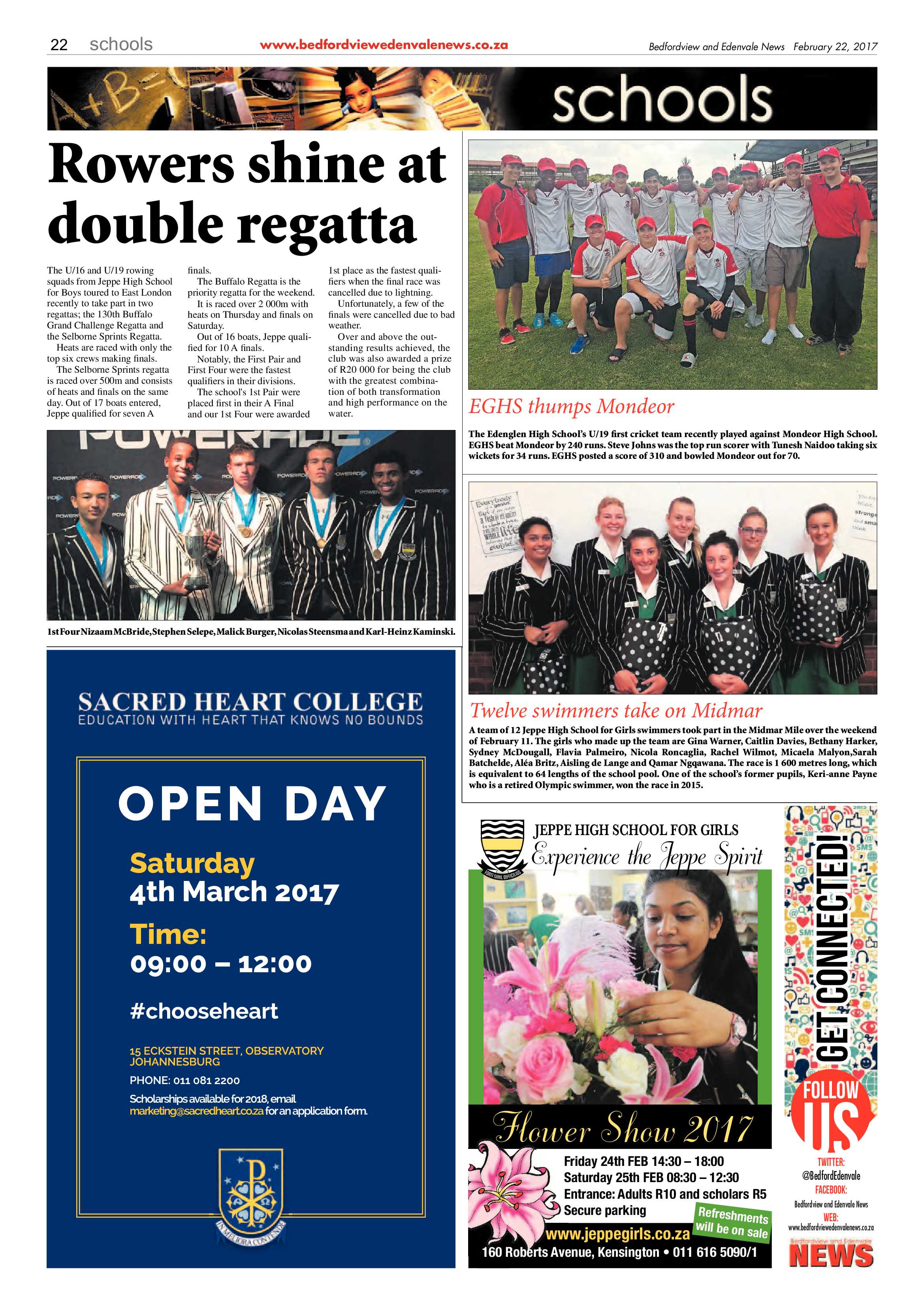 Bedfordview and Edenvale News 22 February 2017 page 22