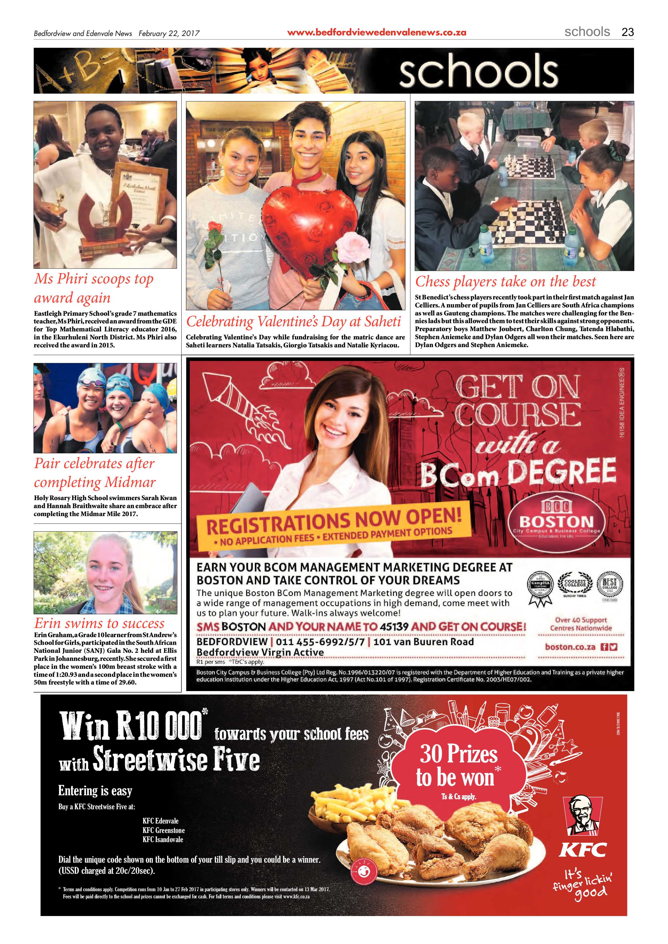Bedfordview and Edenvale News 22 February 2017 page 23
