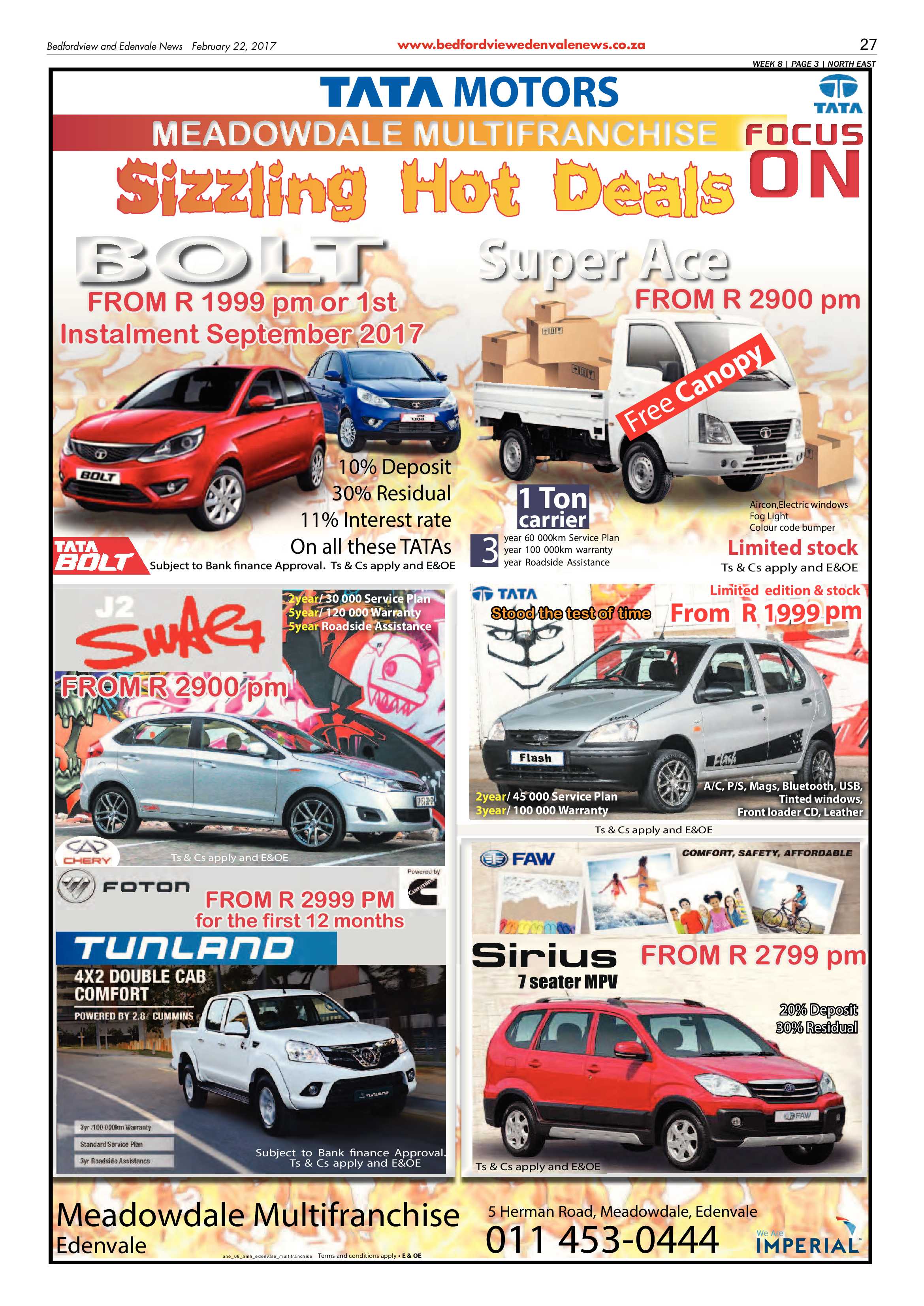 Bedfordview and Edenvale News 22 February 2017 page 27