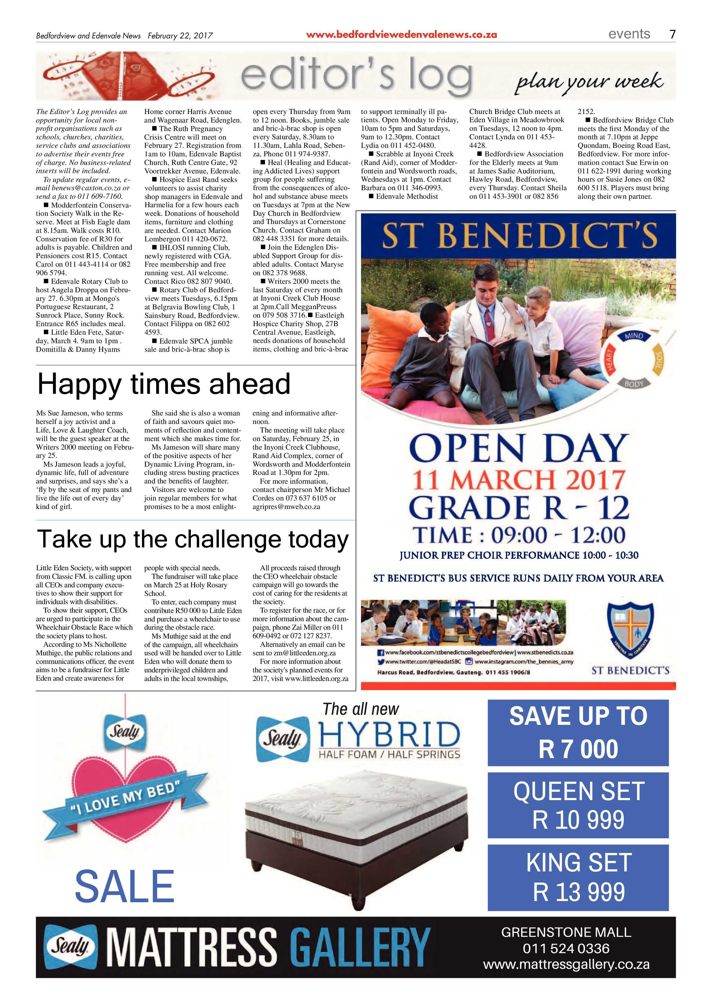 Bedfordview and Edenvale News 22 February 2017 page 7