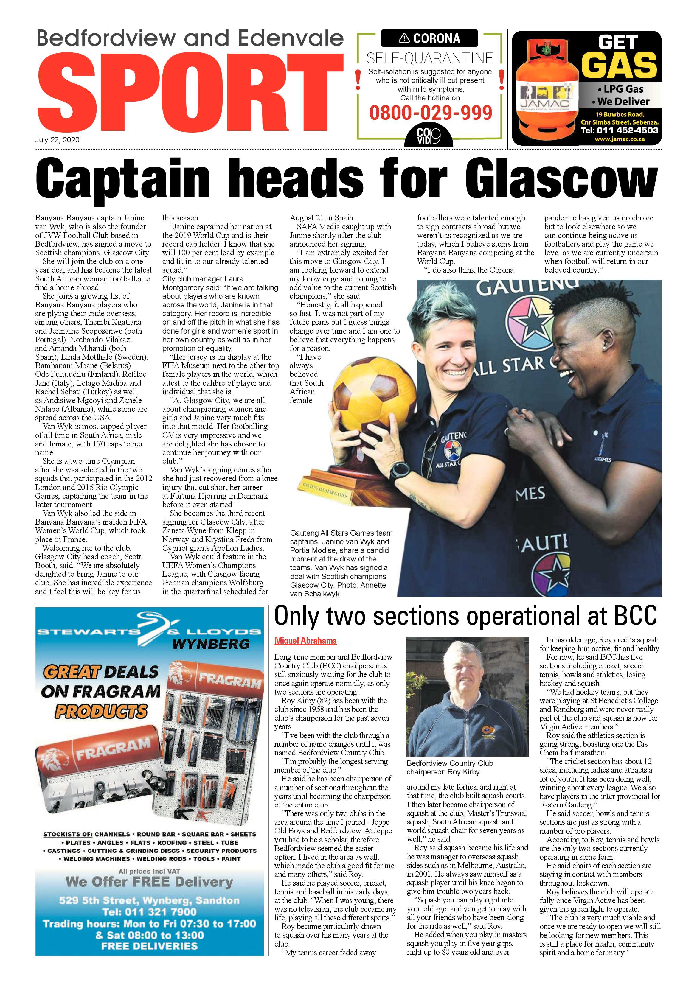 Bedfordview and Edenvale News 22 July 2020 page 12