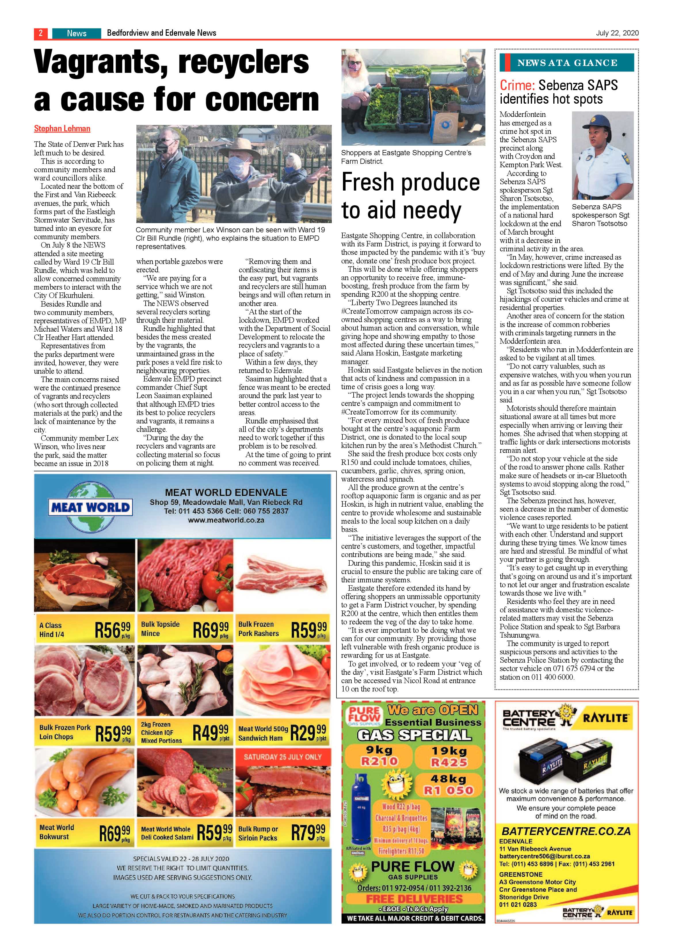 Bedfordview and Edenvale News 22 July 2020 page 2