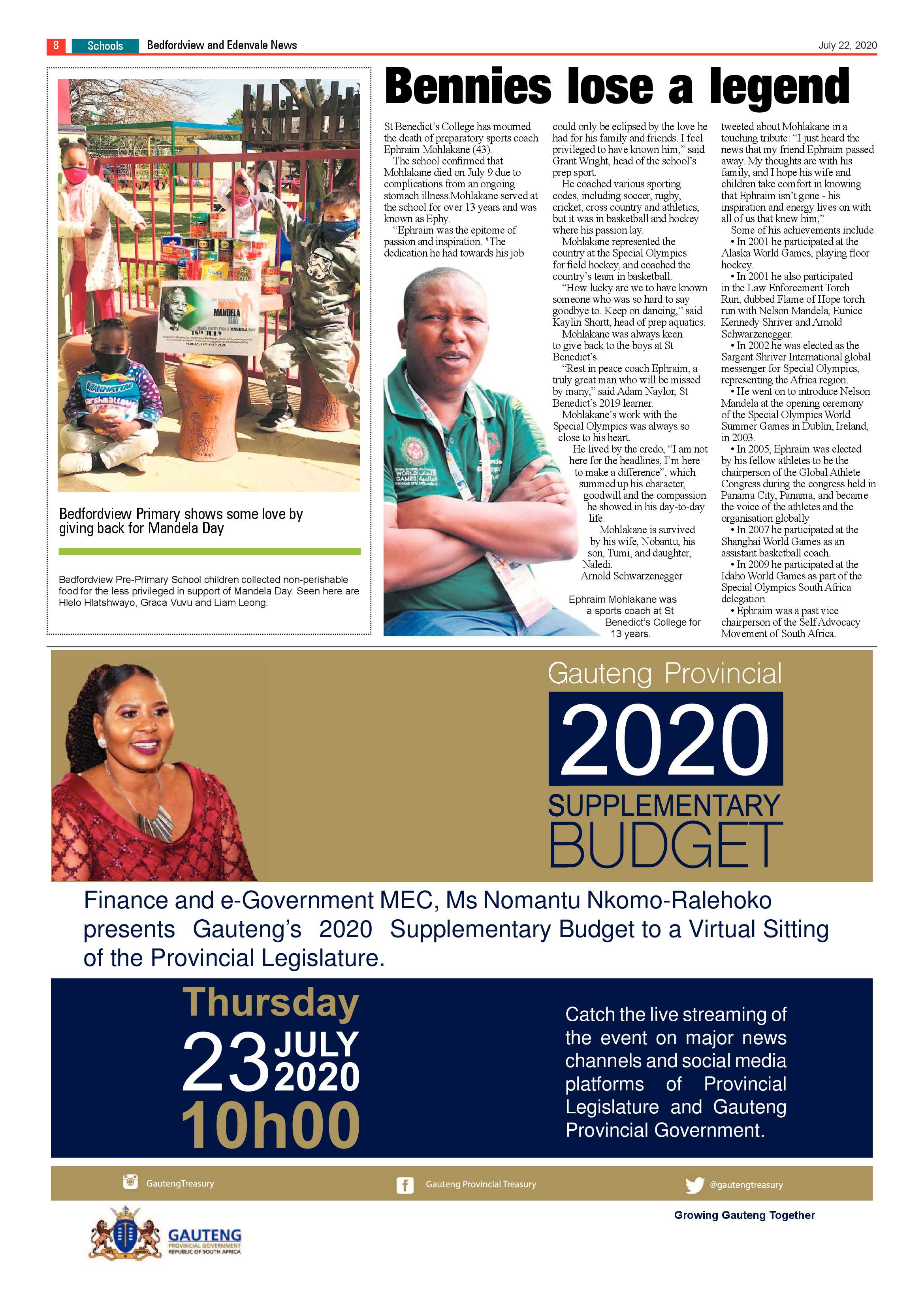 Bedfordview and Edenvale News 22 July 2020 page 8