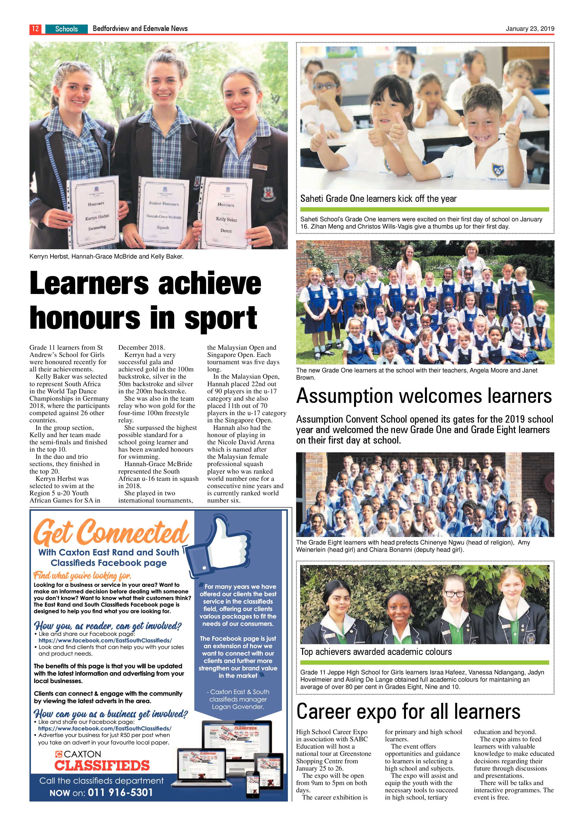 Bedfordview and Edenvale News 23 January 2019 page 12