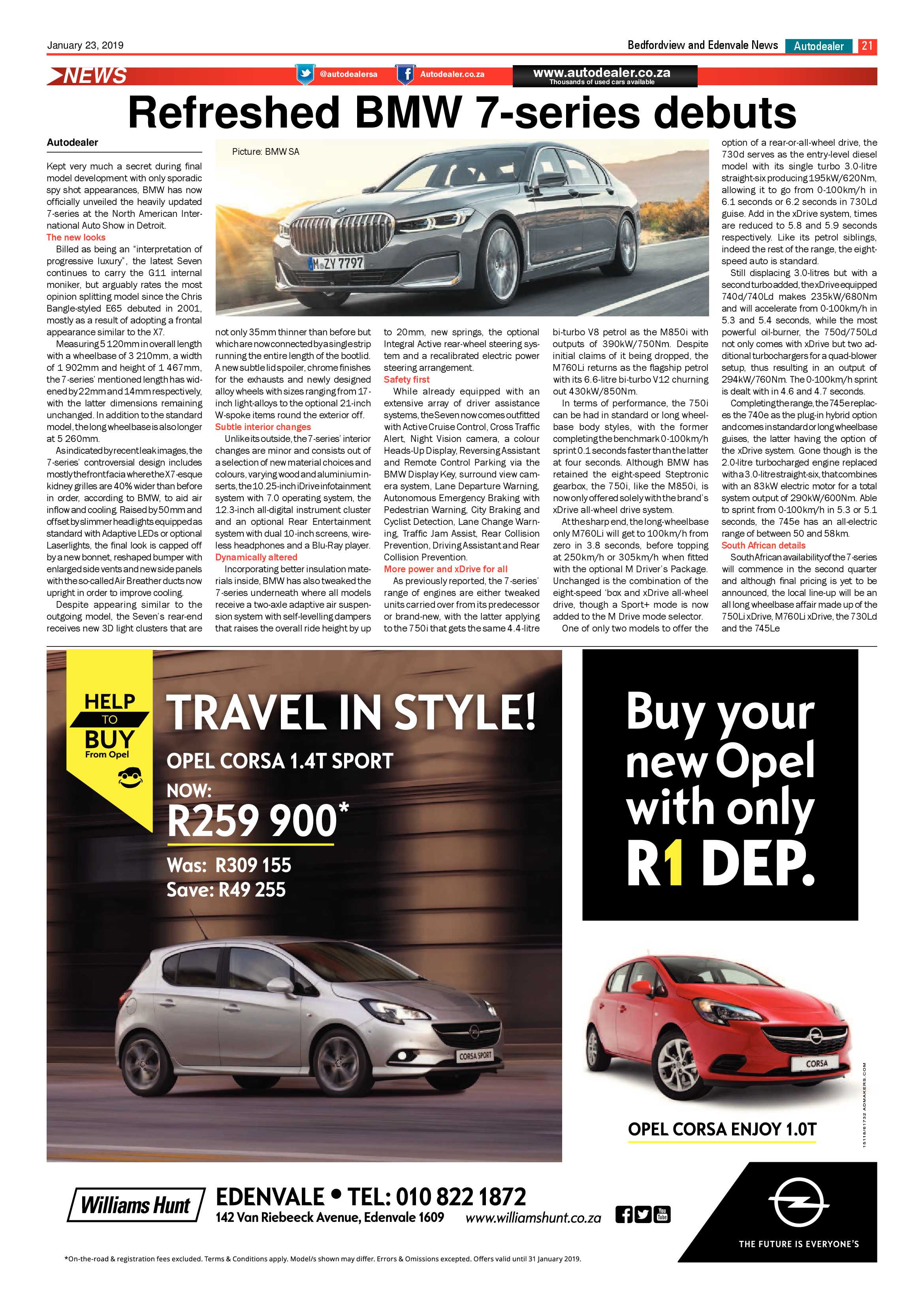 Bedfordview and Edenvale News 23 January 2019 page 21