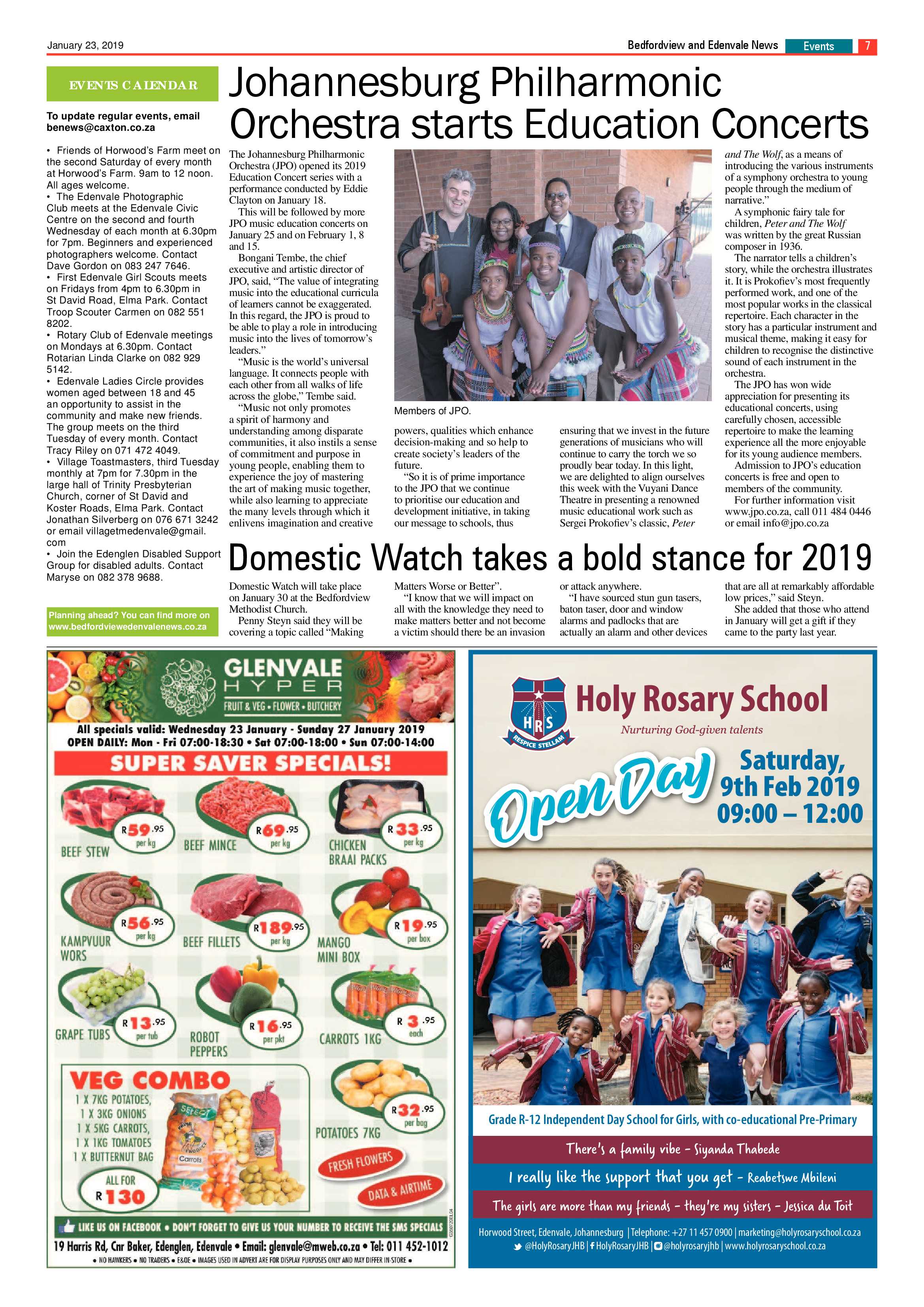 Bedfordview and Edenvale News 23 January 2019 page 7