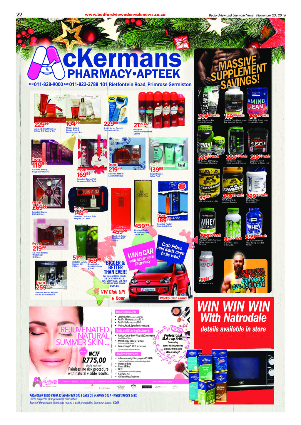 Bedfordview and Edenvale News 23 November 2016 page 22