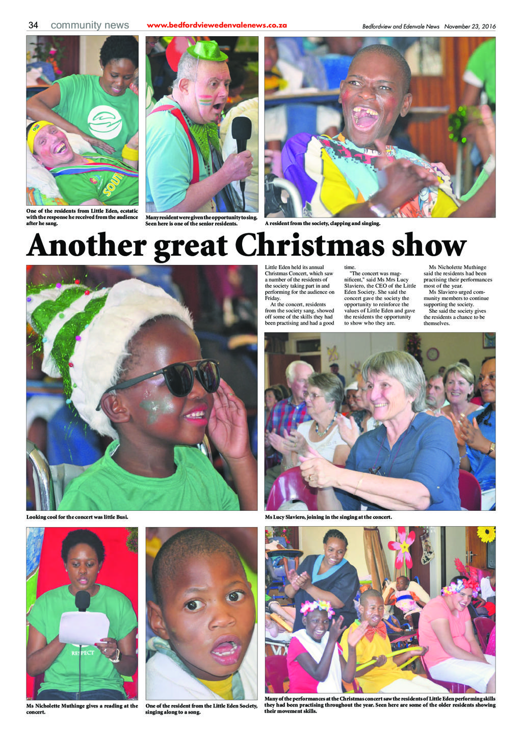 Bedfordview and Edenvale News 23 November 2016 page 34