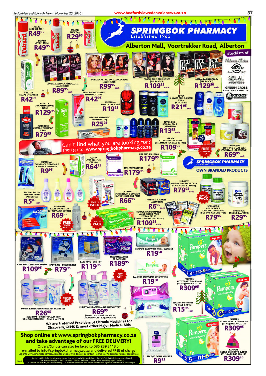 Bedfordview and Edenvale News 23 November 2016 page 37