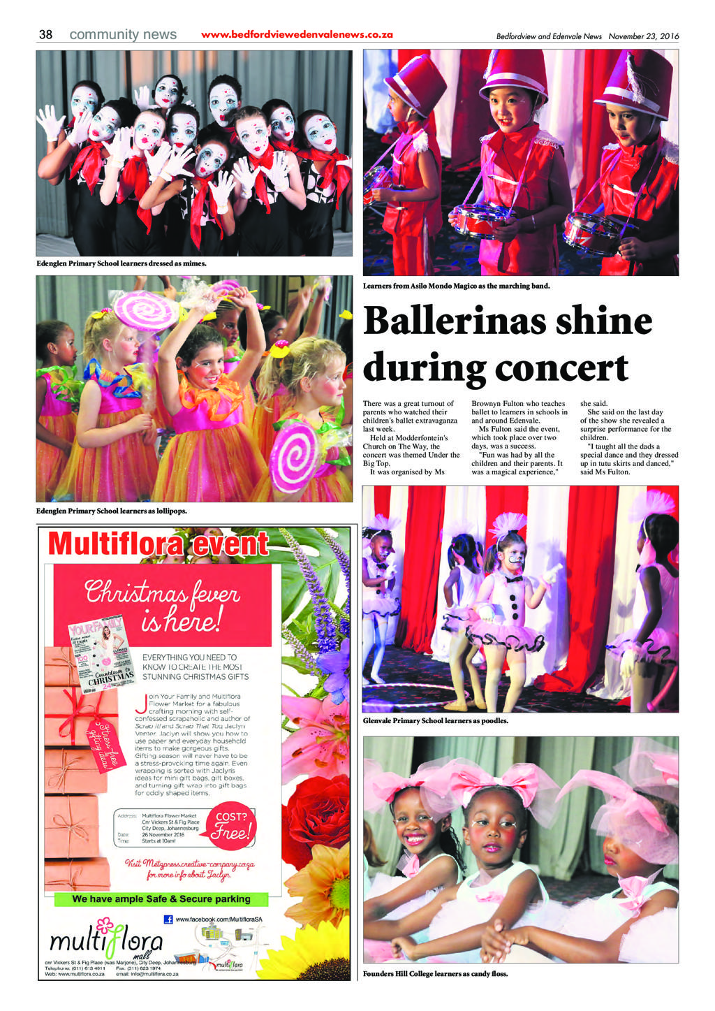 Bedfordview and Edenvale News 23 November 2016 page 38