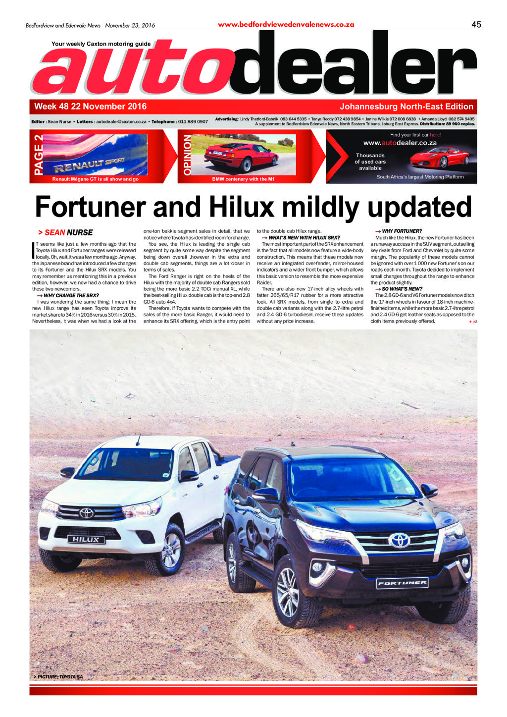 Bedfordview and Edenvale News 23 November 2016 page 45