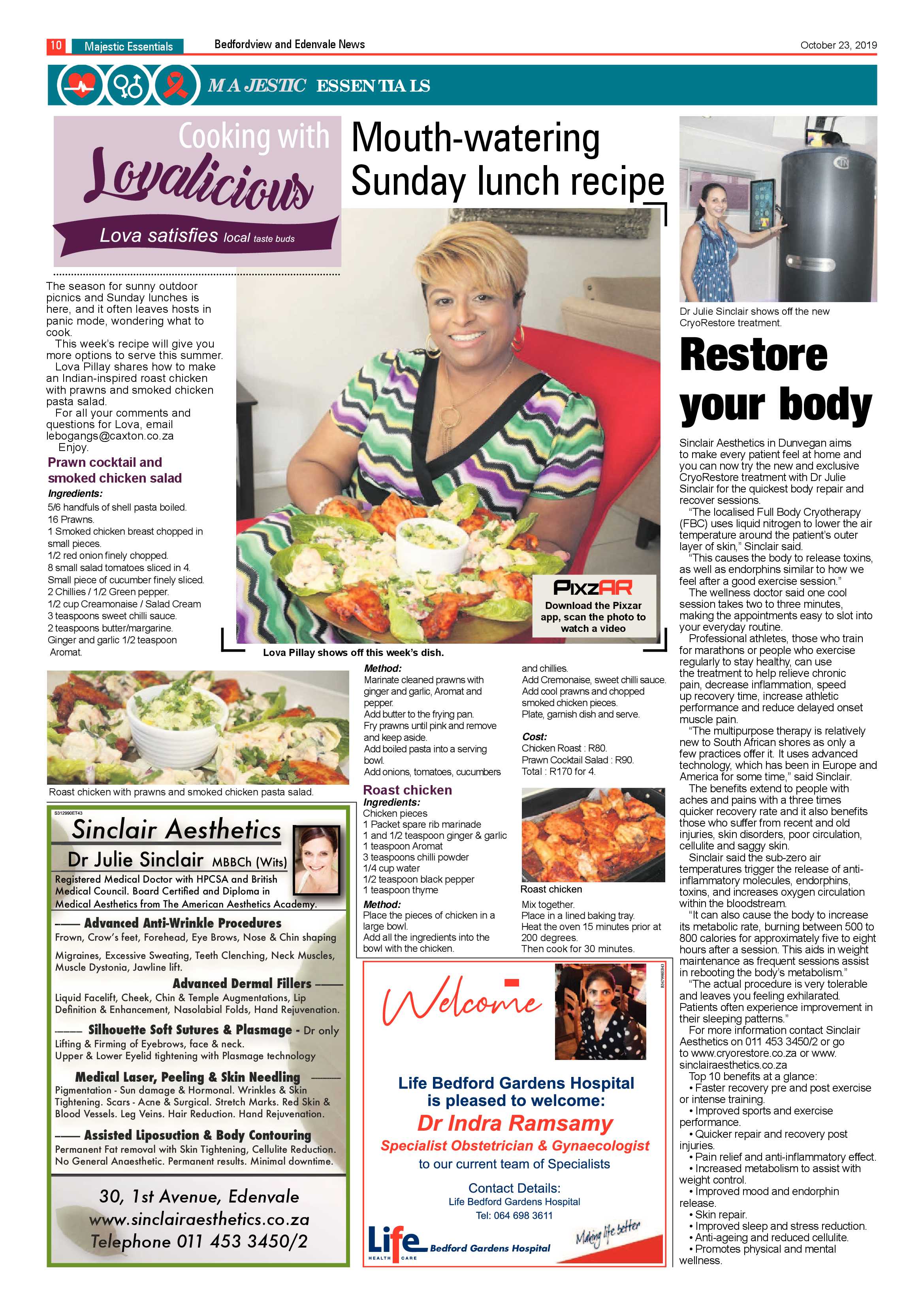 Bedfordview and Edenvale News 23 October 2019 page 10