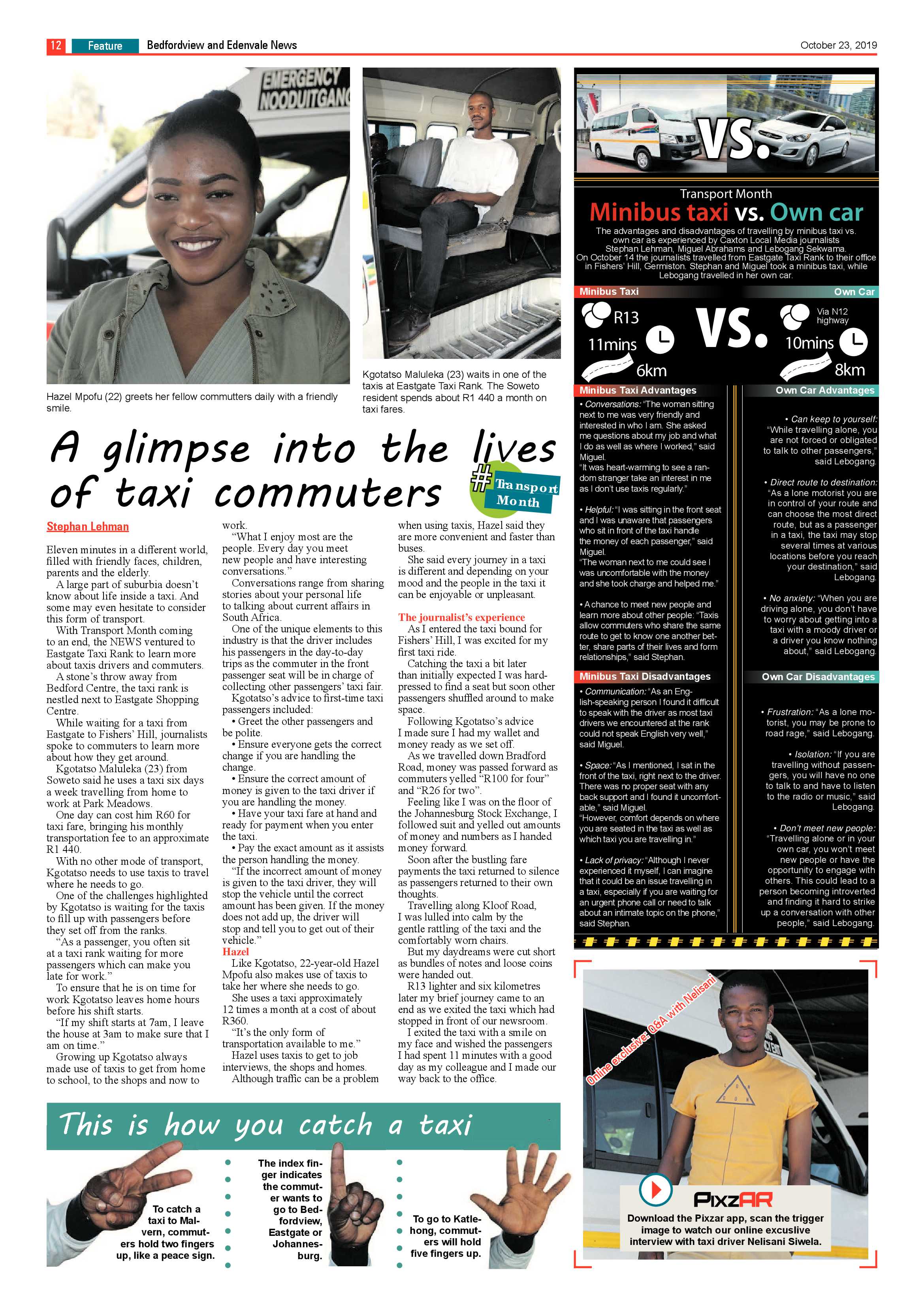 Bedfordview and Edenvale News 23 October 2019 page 12