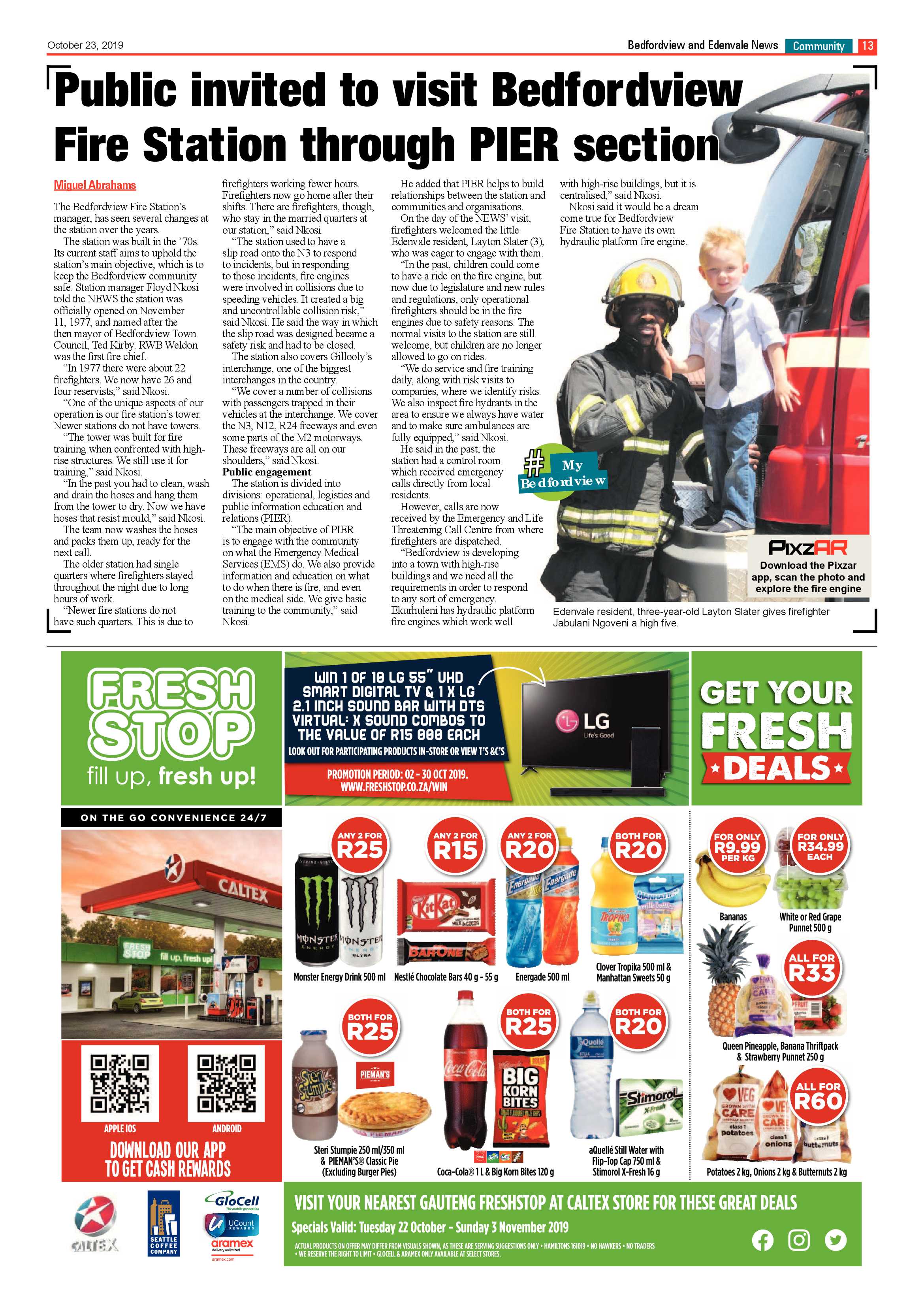 Bedfordview and Edenvale News 23 October 2019 page 13