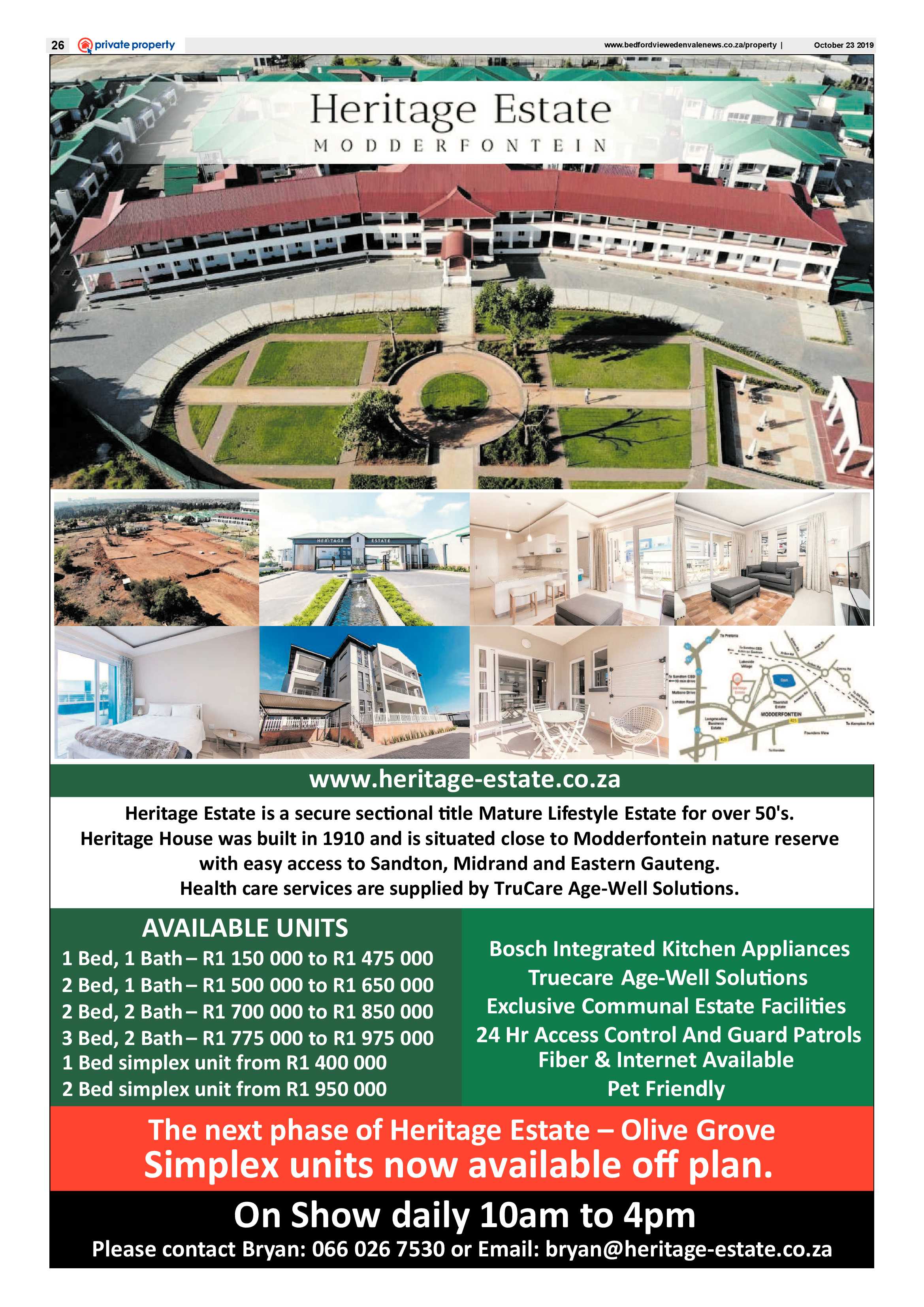 Bedfordview and Edenvale News 23 October 2019 page 26