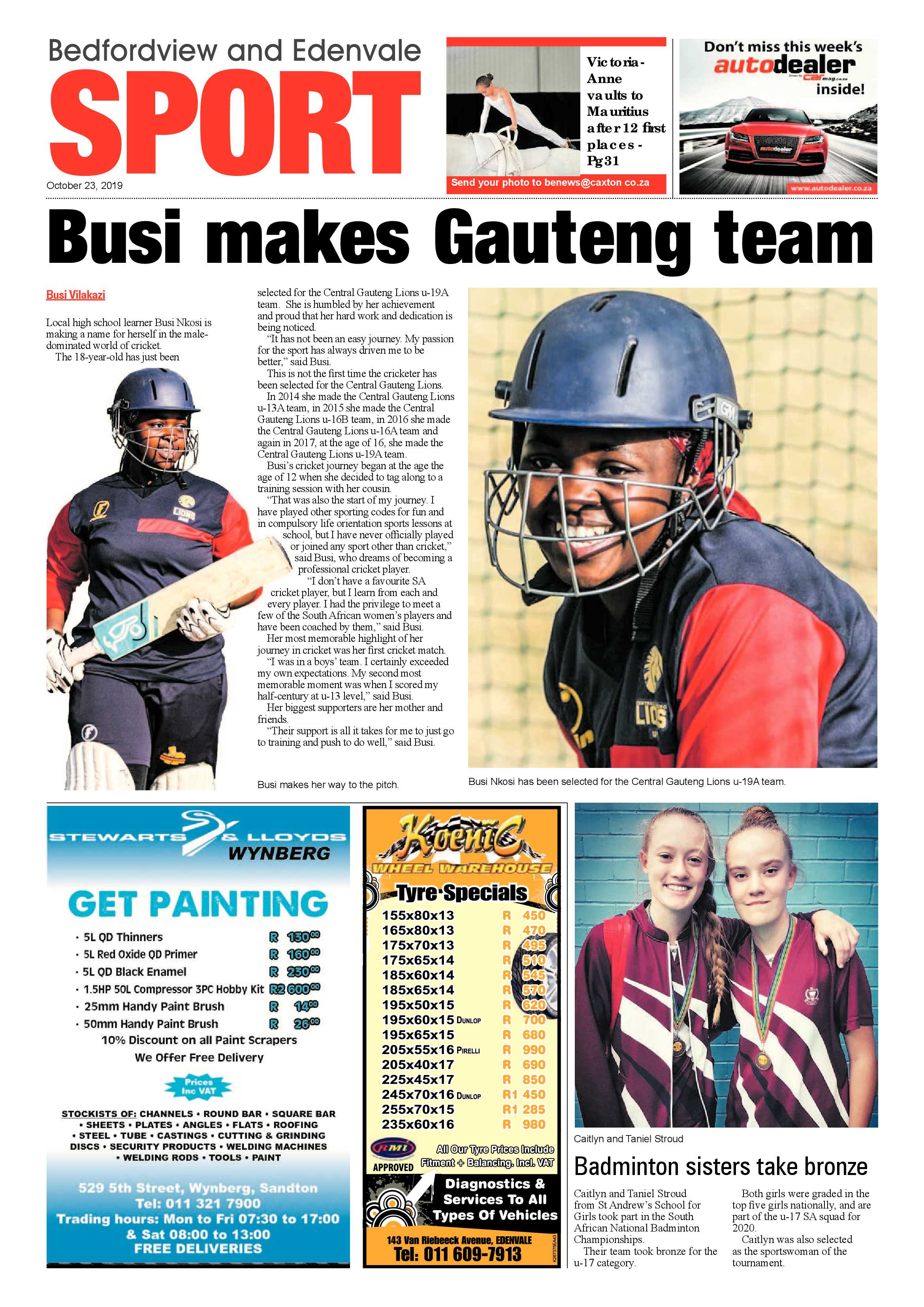Bedfordview and Edenvale News 23 October 2019 page 32