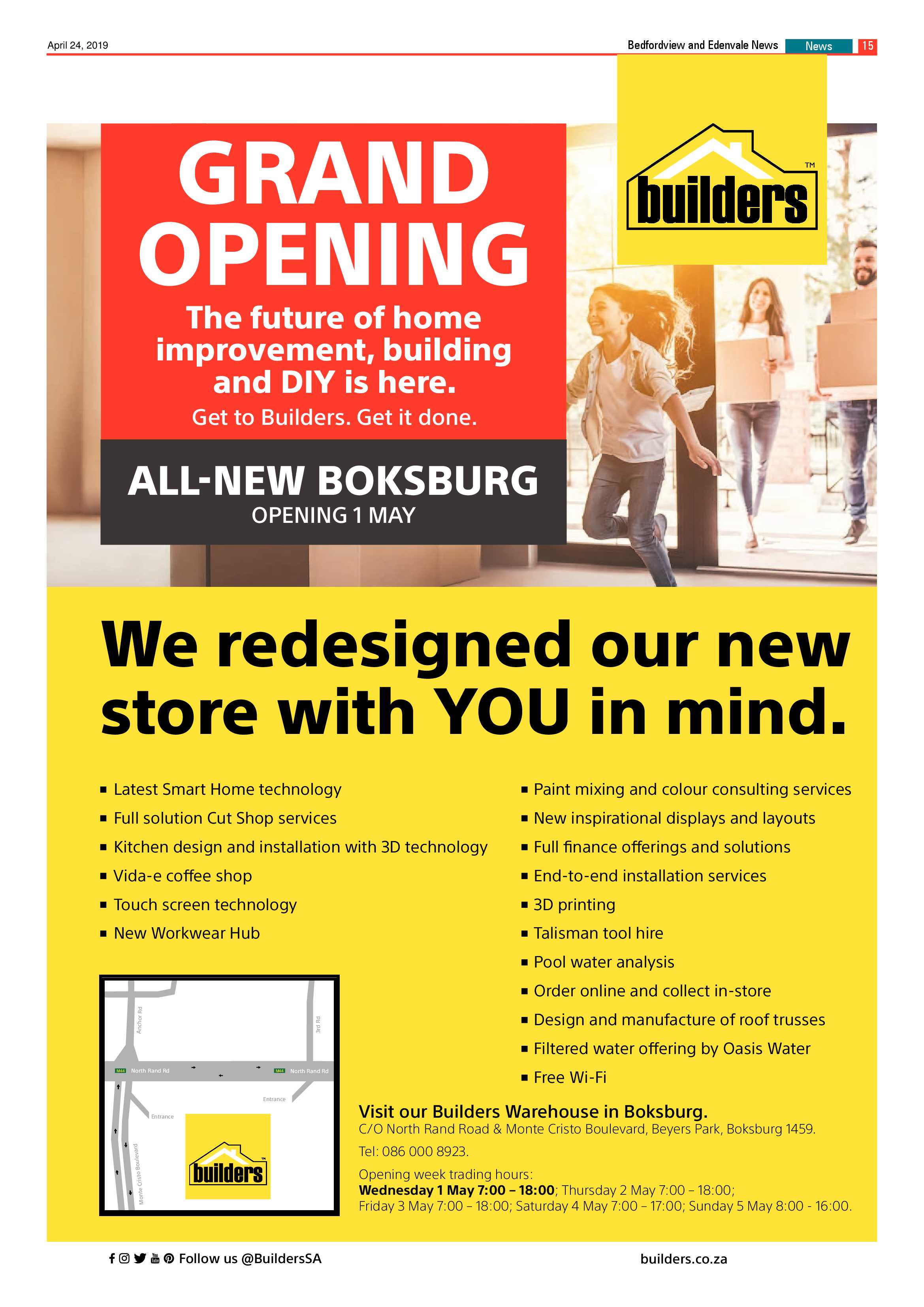 Bedfordview and Edenvale News 24 April 2019 page 15