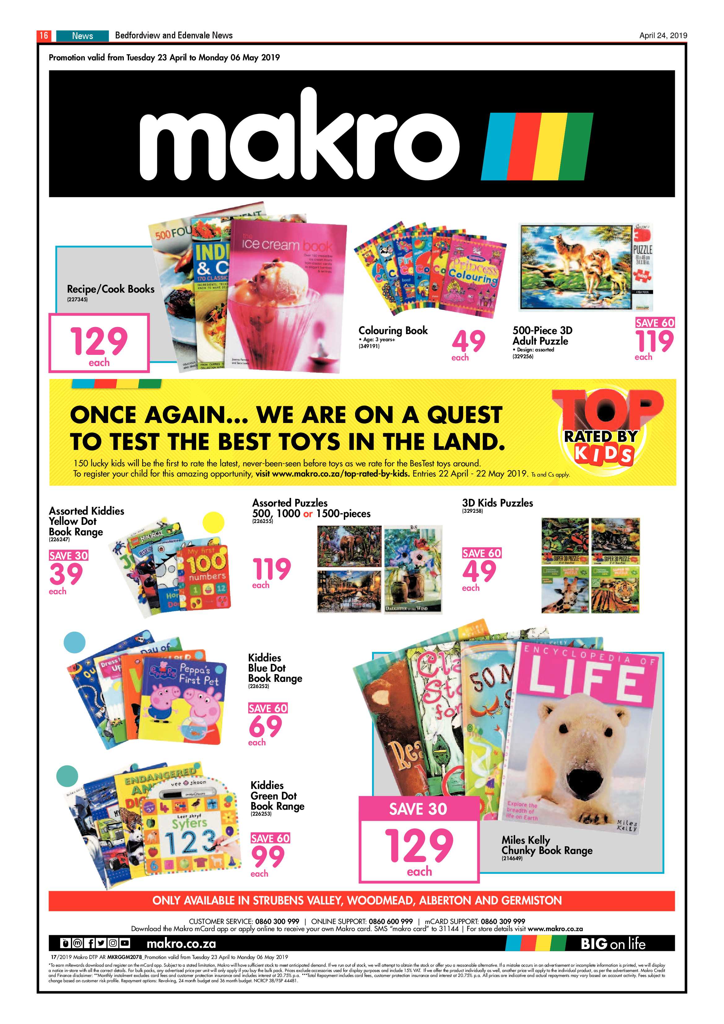 Bedfordview and Edenvale News 24 April 2019 page 16