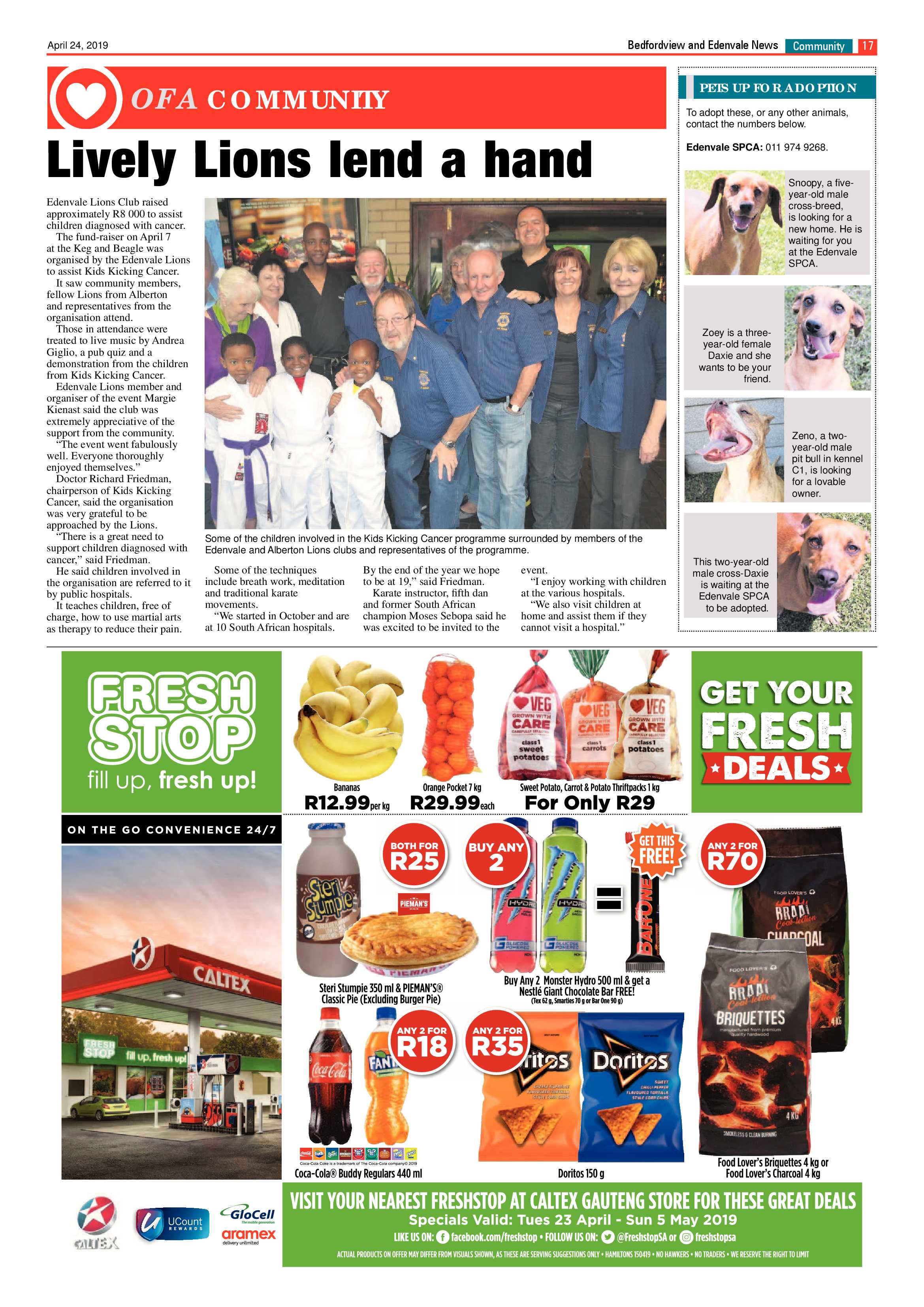 Bedfordview and Edenvale News 24 April 2019 page 17