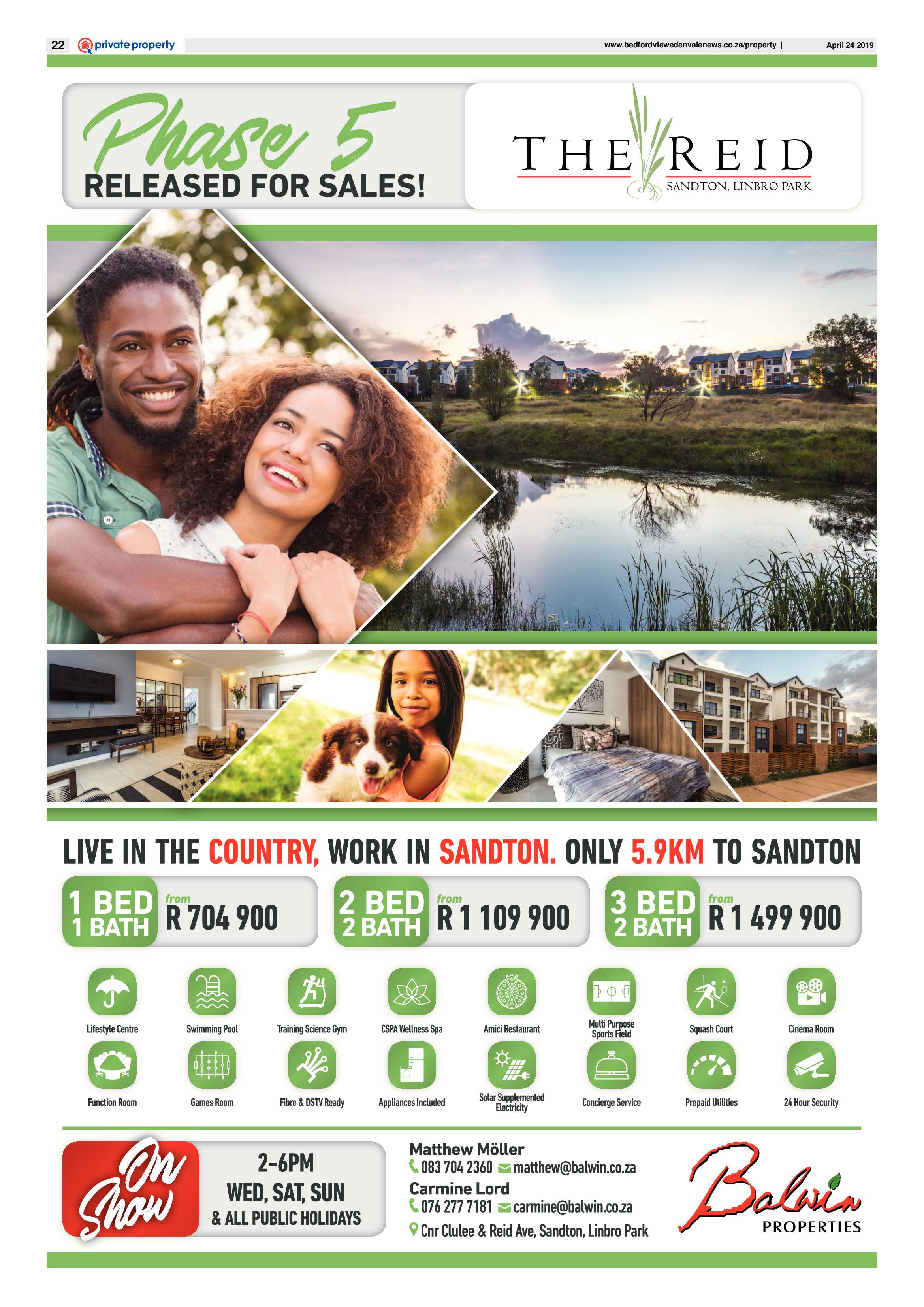 Bedfordview and Edenvale News 24 April 2019 page 22