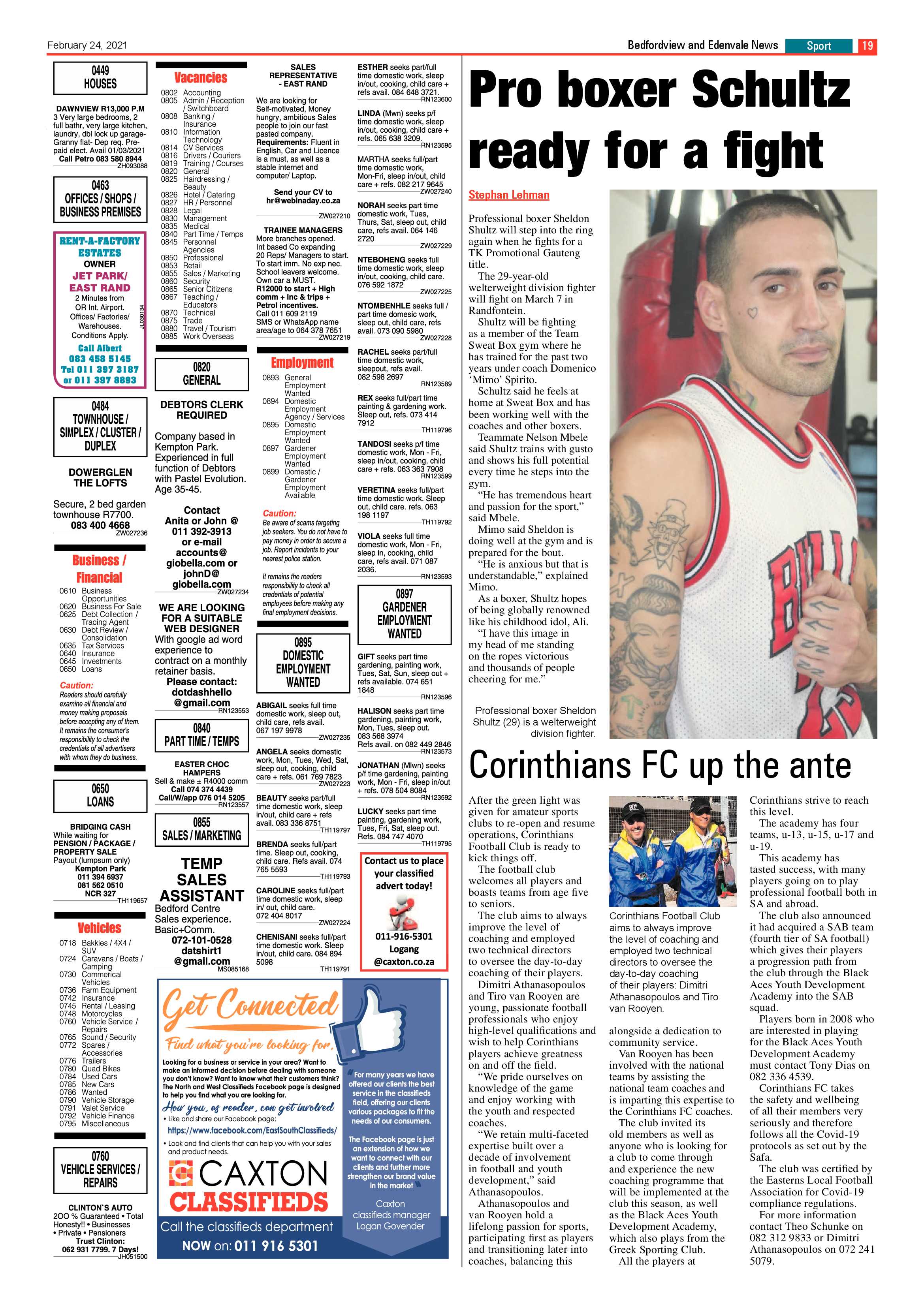 Bedfordview and Edenvale News 24 February 2021 page 19
