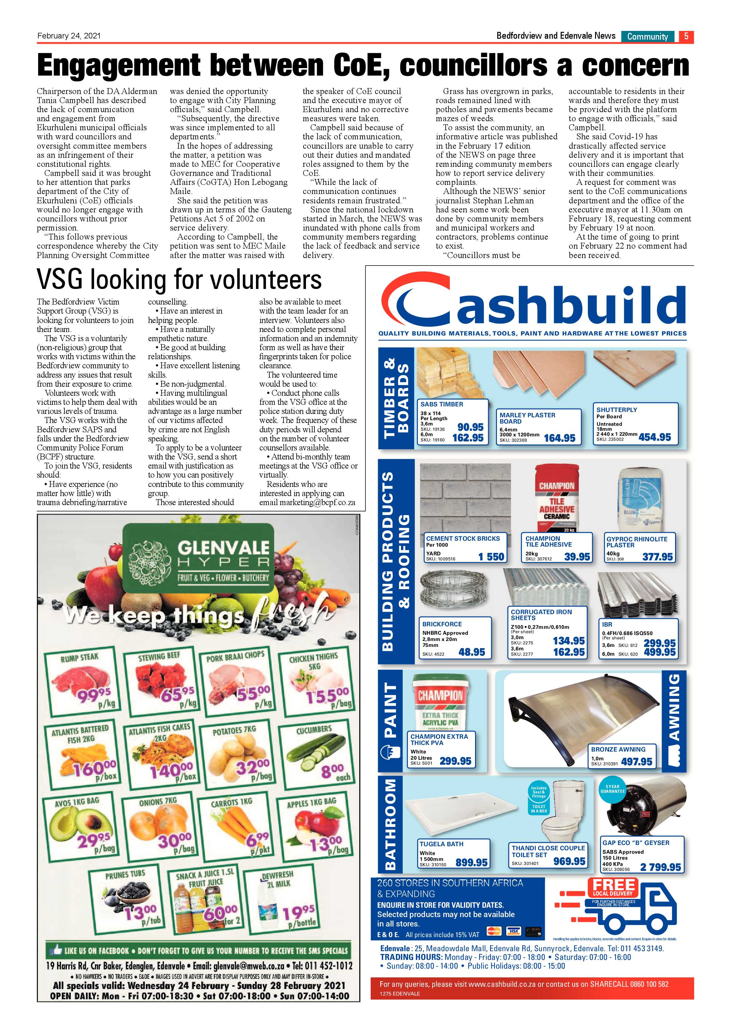 Bedfordview and Edenvale News 24 February 2021 page 5