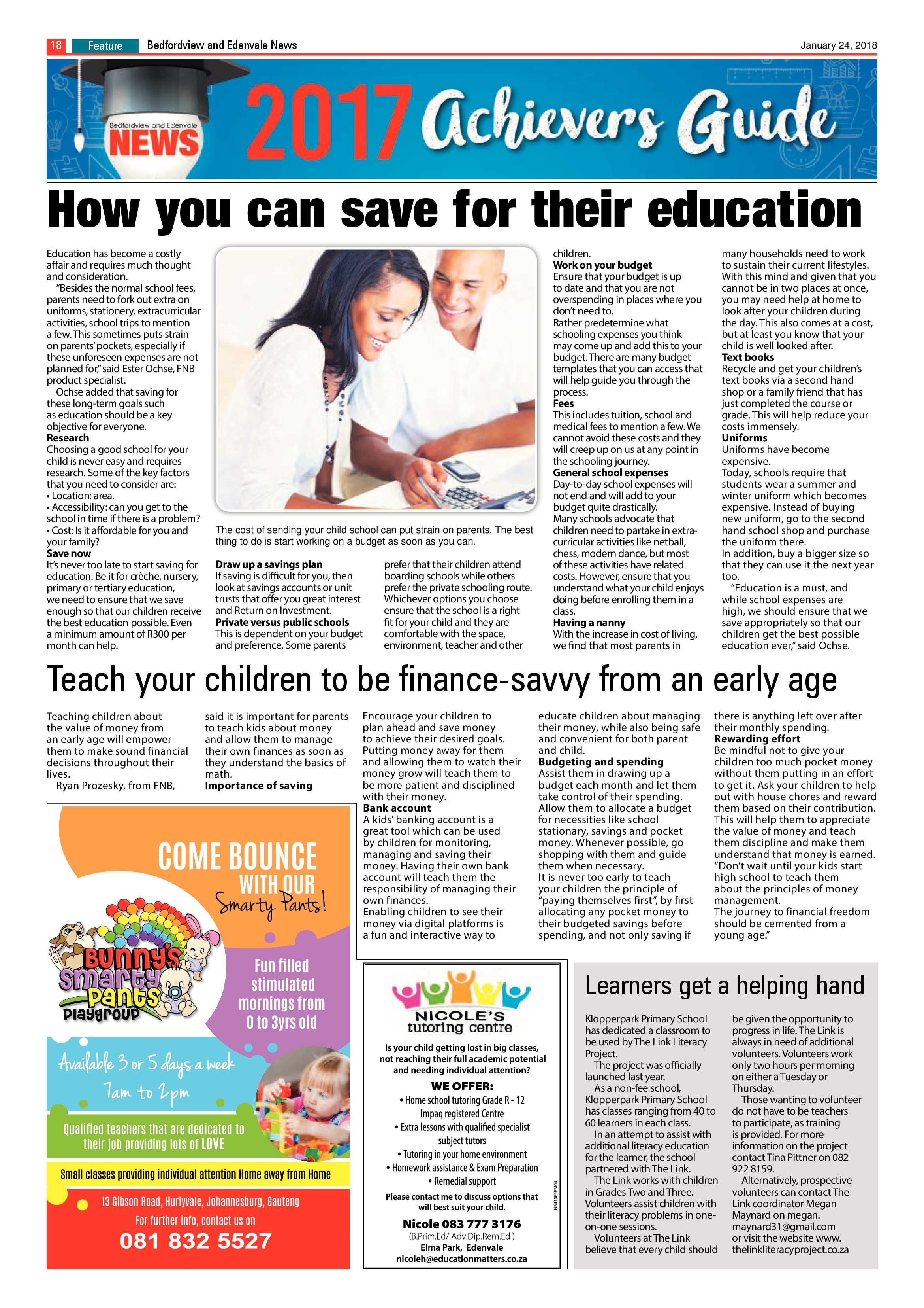 Bedfordview and Edenvale News 24 January 2018 page 18
