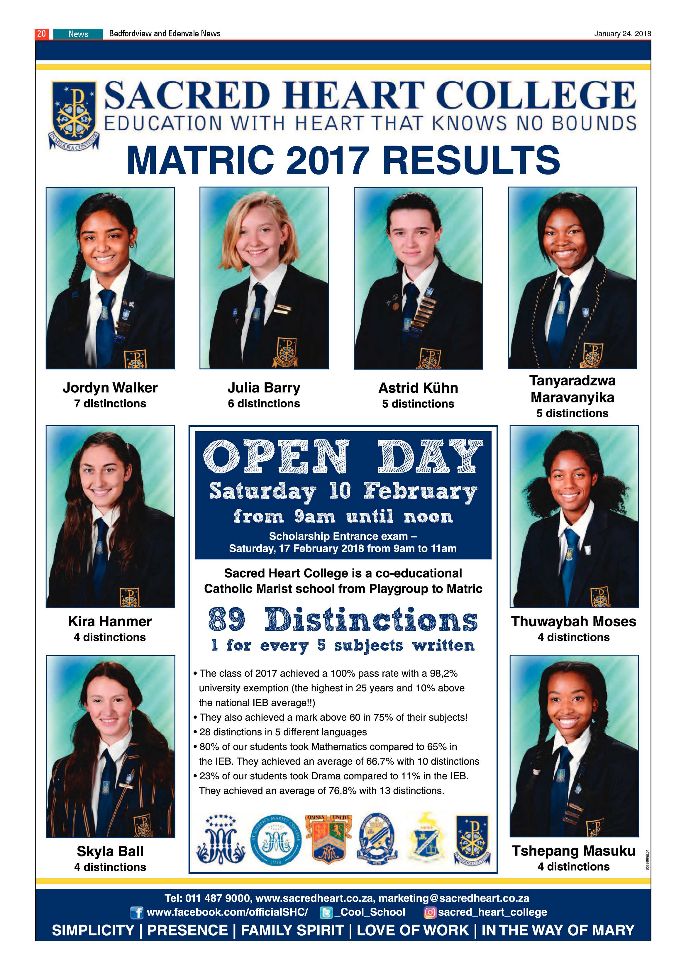 Bedfordview and Edenvale News 24 January 2018 page 20