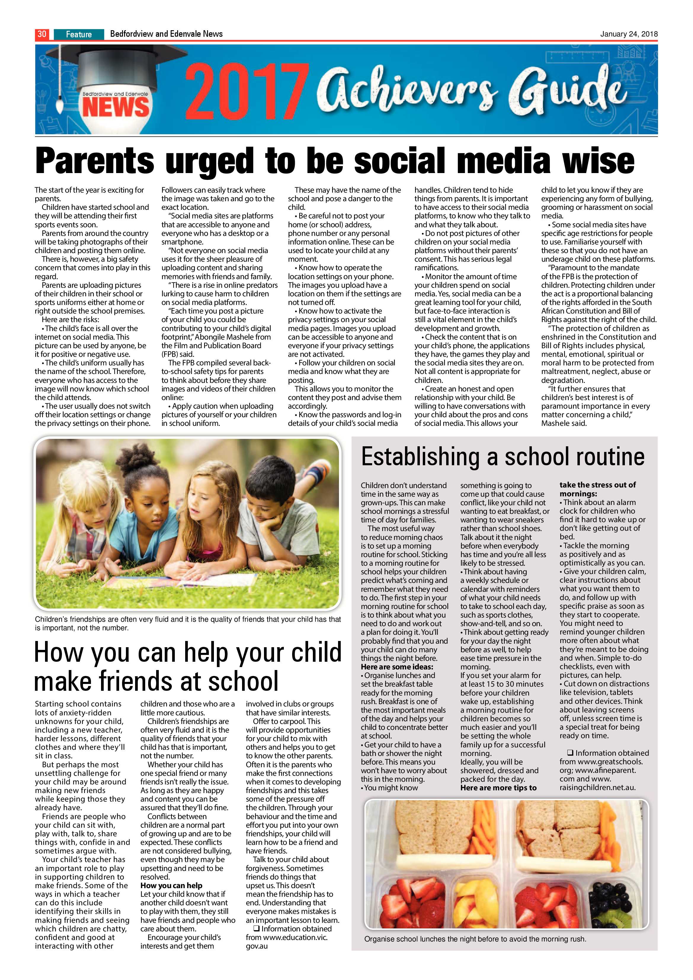 Bedfordview and Edenvale News 24 January 2018 page 30