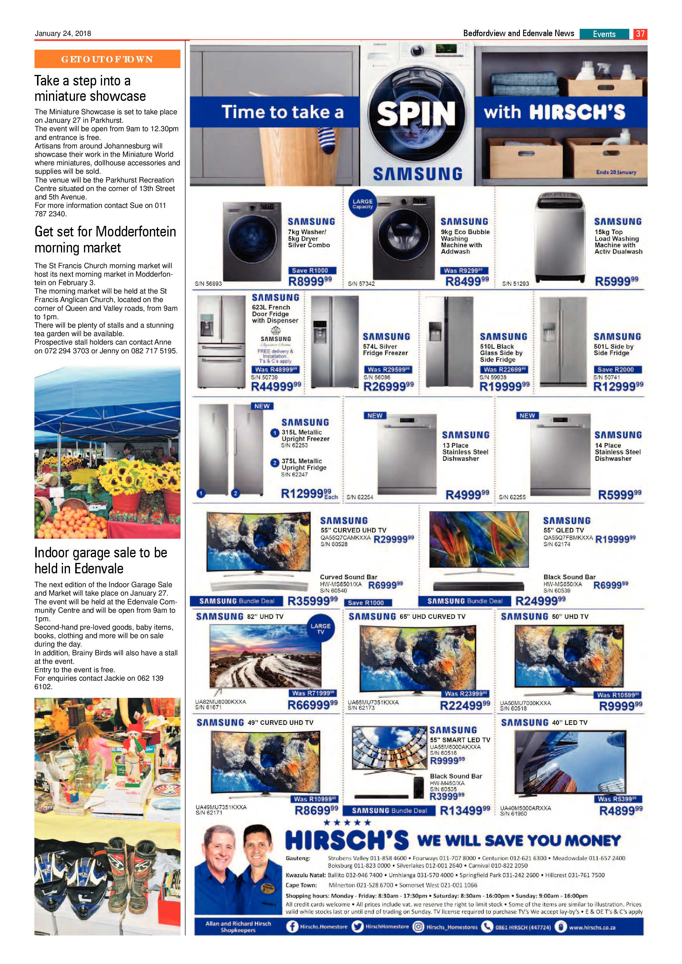 Bedfordview and Edenvale News 24 January 2018 page 37