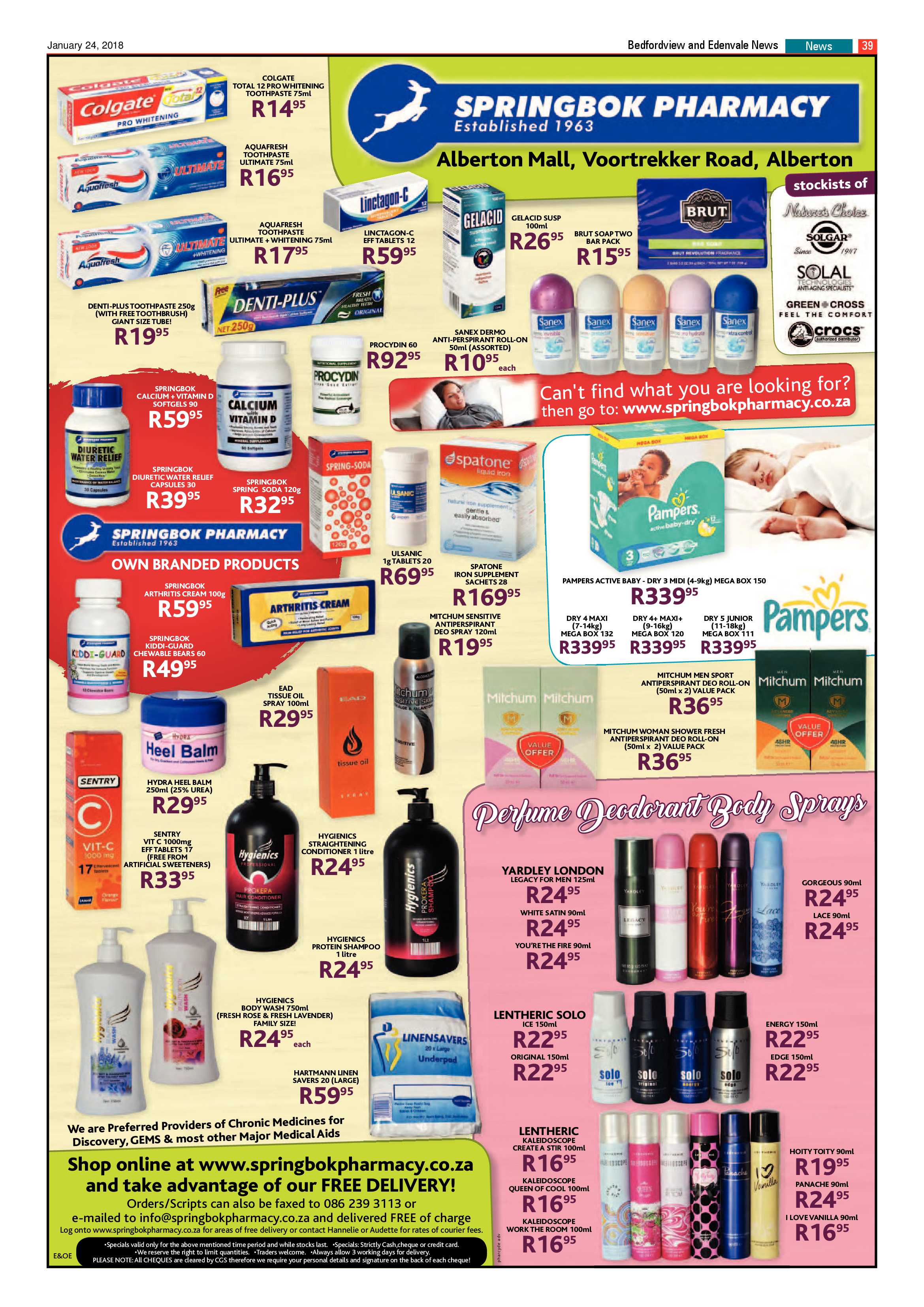 Bedfordview and Edenvale News 24 January 2018 page 39