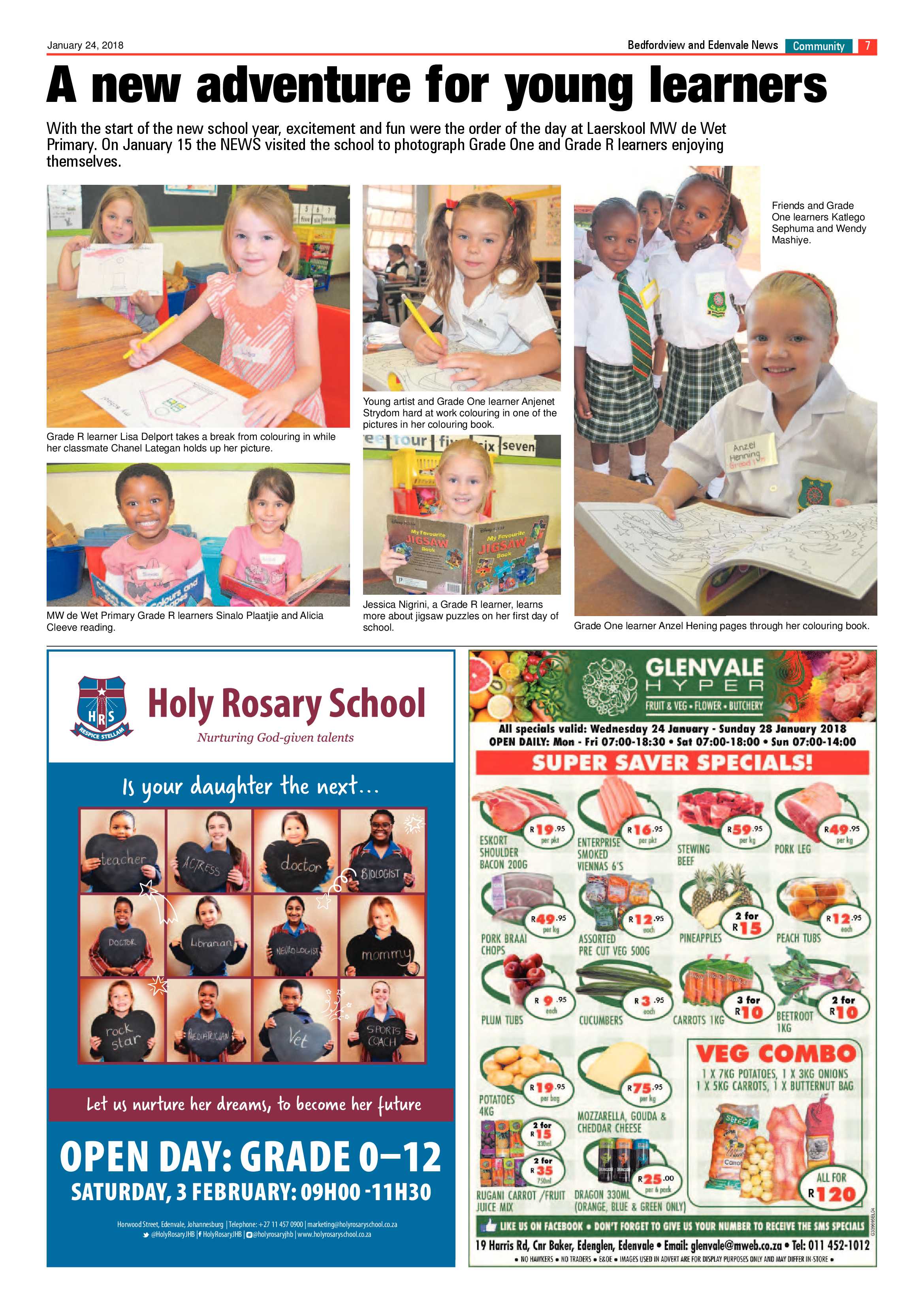 Bedfordview and Edenvale News 24 January 2018 page 7