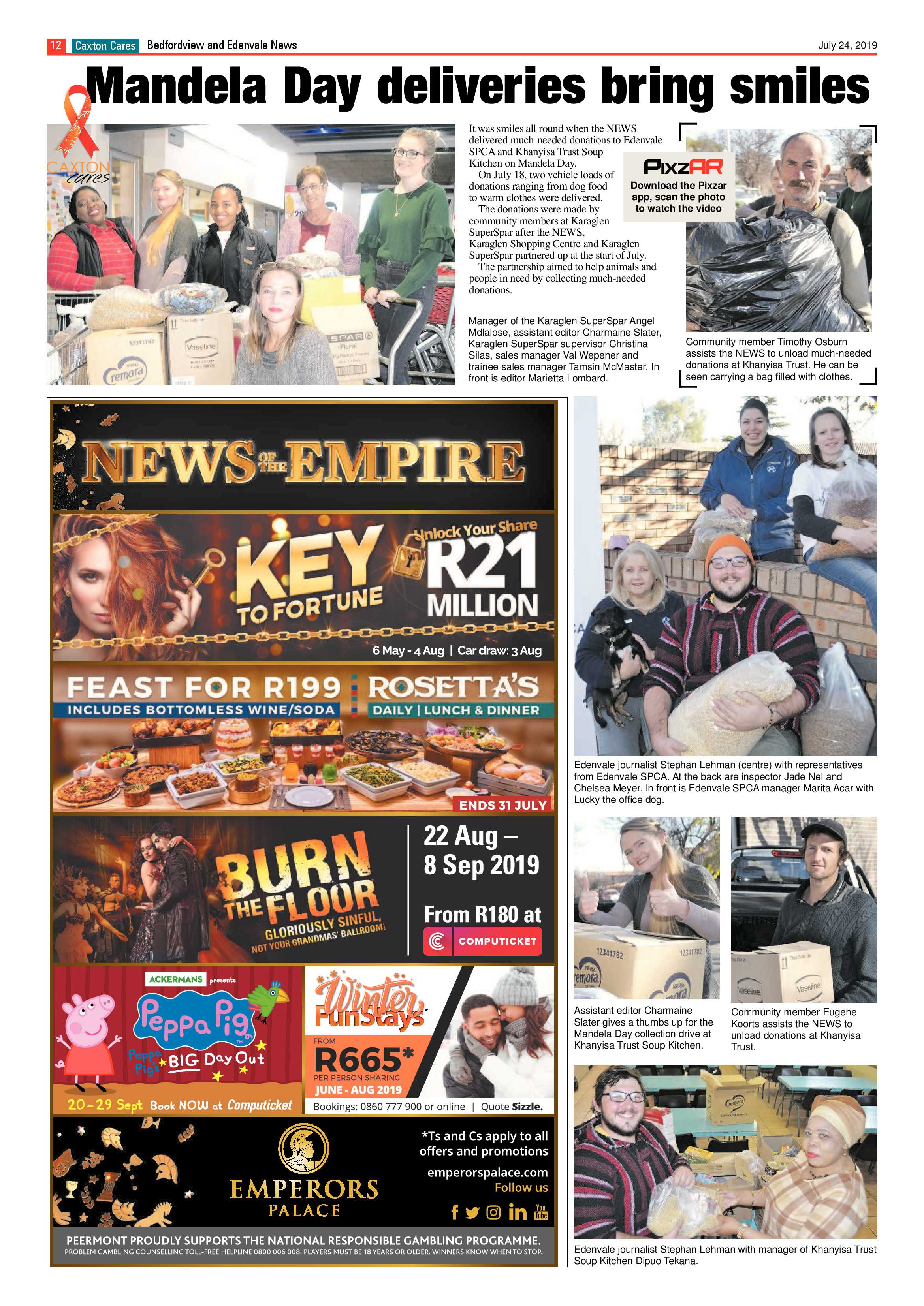 Bedfordview and Edenvale News 24 July 2019 page 12
