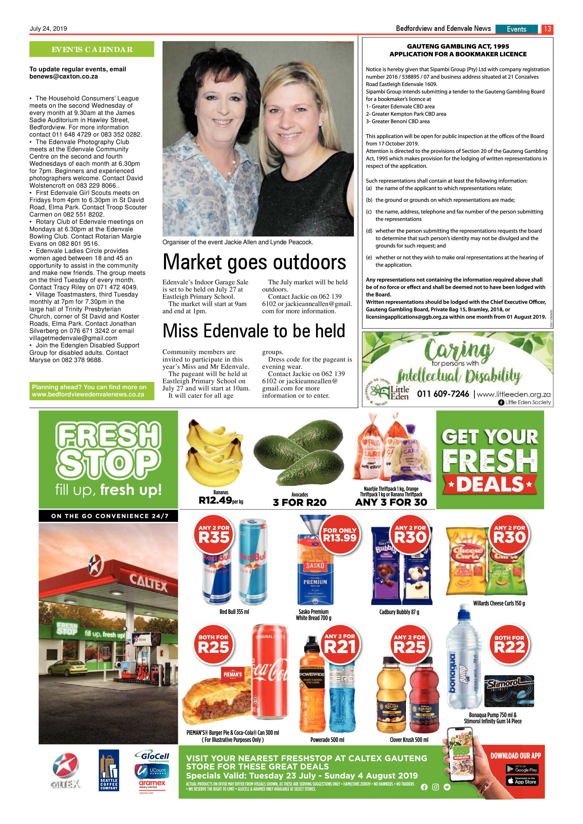 Bedfordview and Edenvale News 24 July 2019 page 13