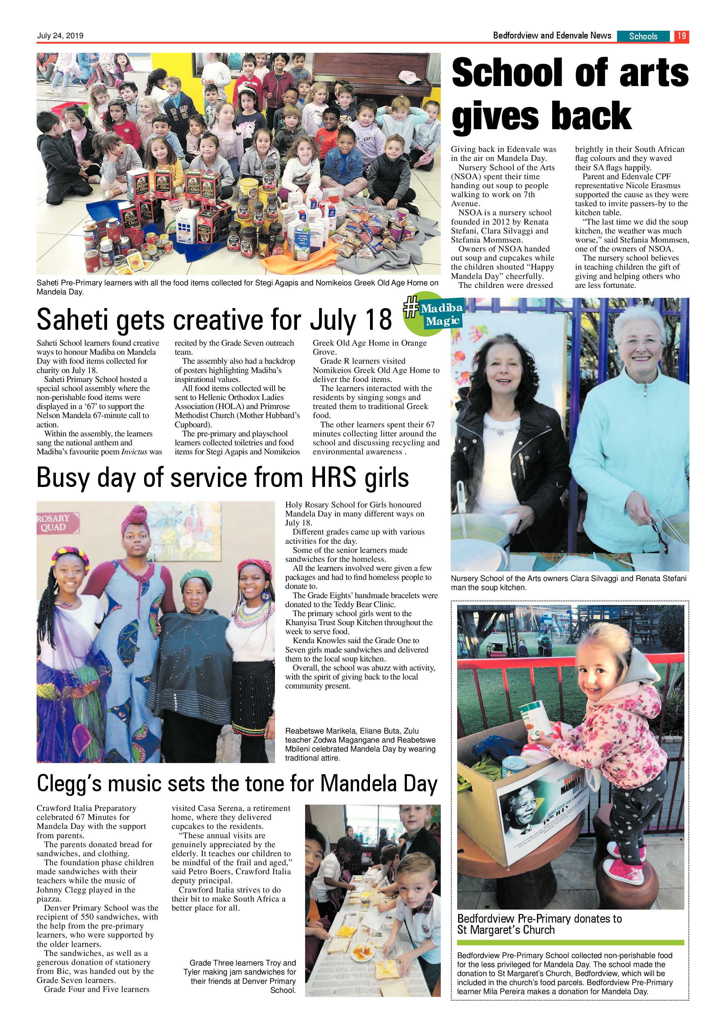 Bedfordview and Edenvale News 24 July 2019 page 19